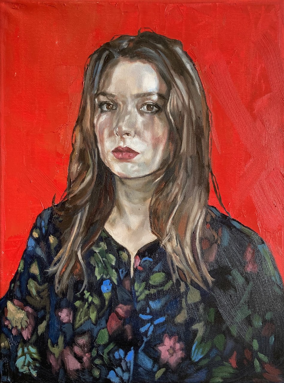 Alicia France, Self-Portrait in Shoreditch Dress