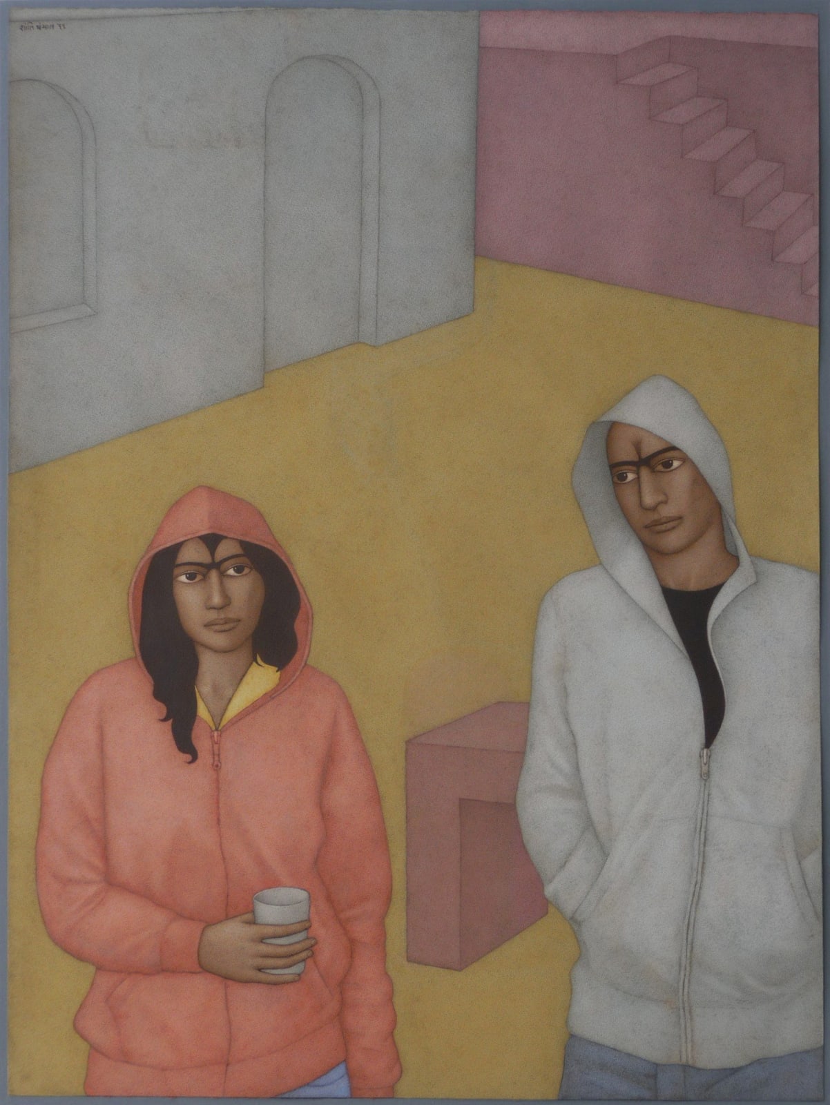Shanti Panchal, Hoodies in the Square, 2011