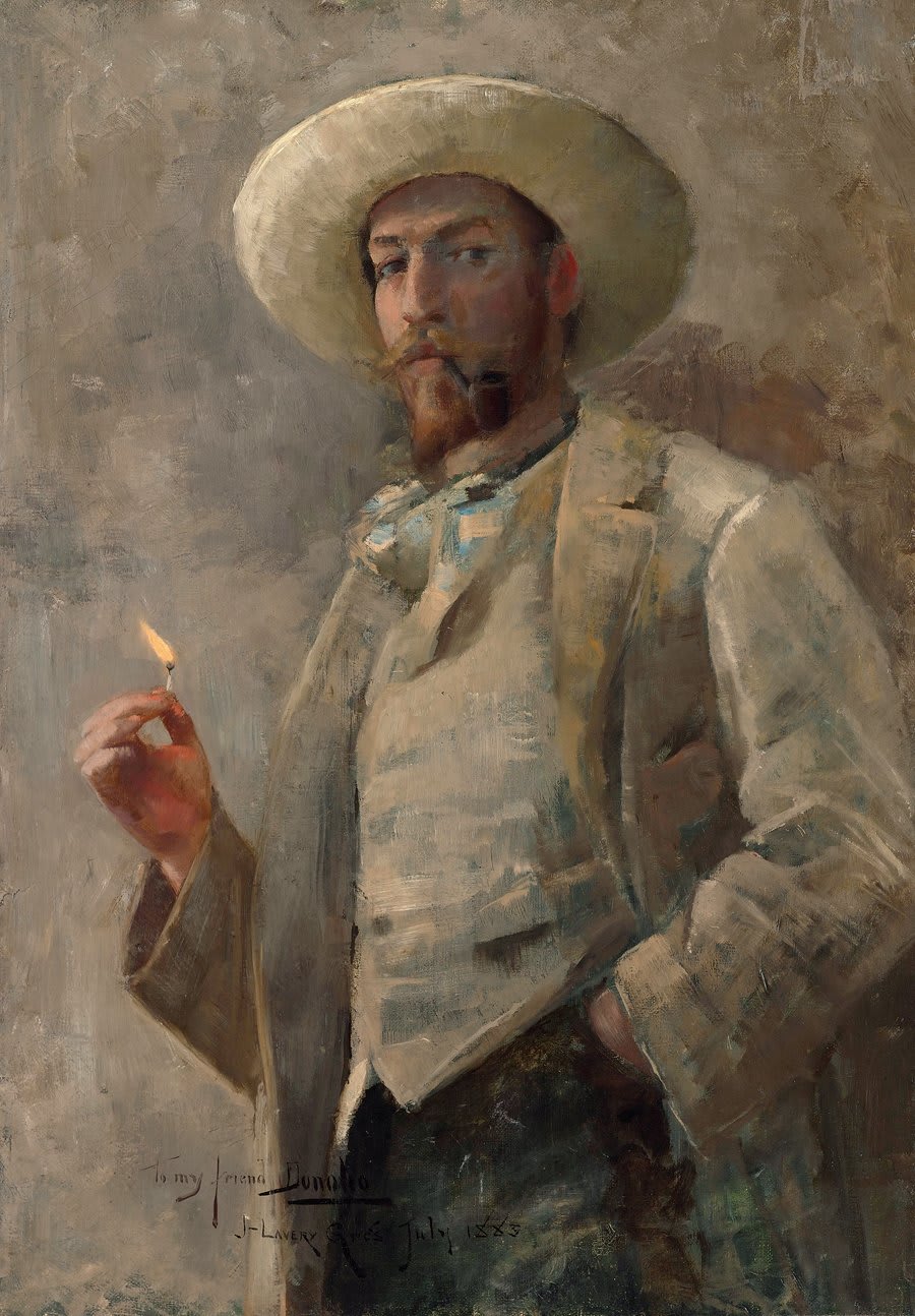 John Lavery, Portrait of Gaines Donoho, 1883