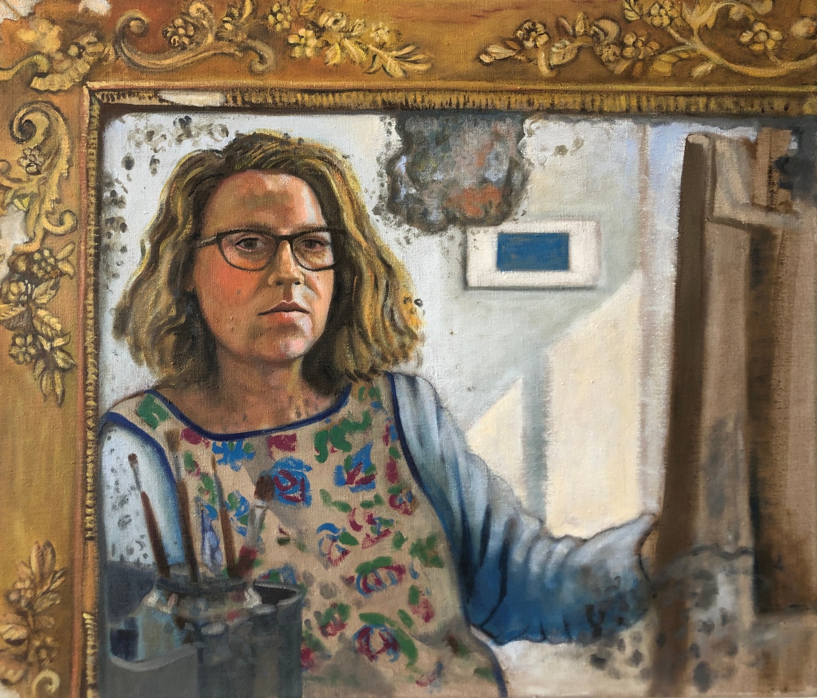 Nicola Hepworth, Self Portrait in Gericault's Mirror II, 2022