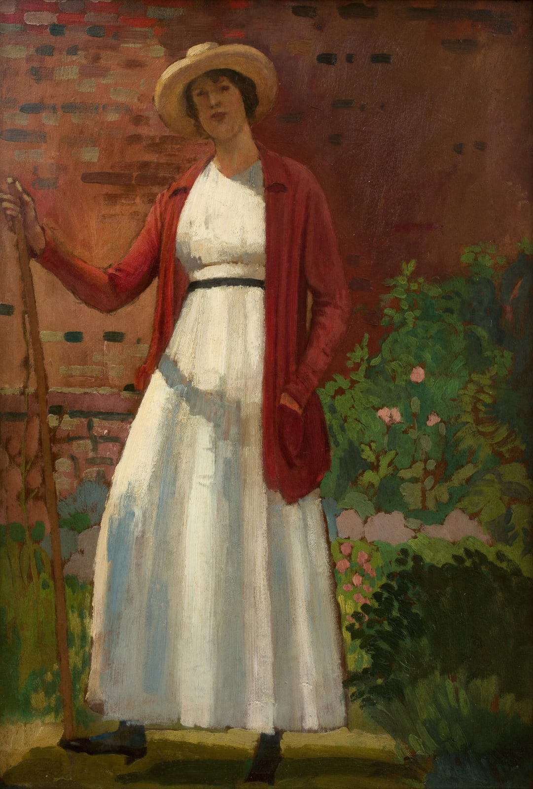 Derwent Lees, Lyndra in the Garden, 1913, c.