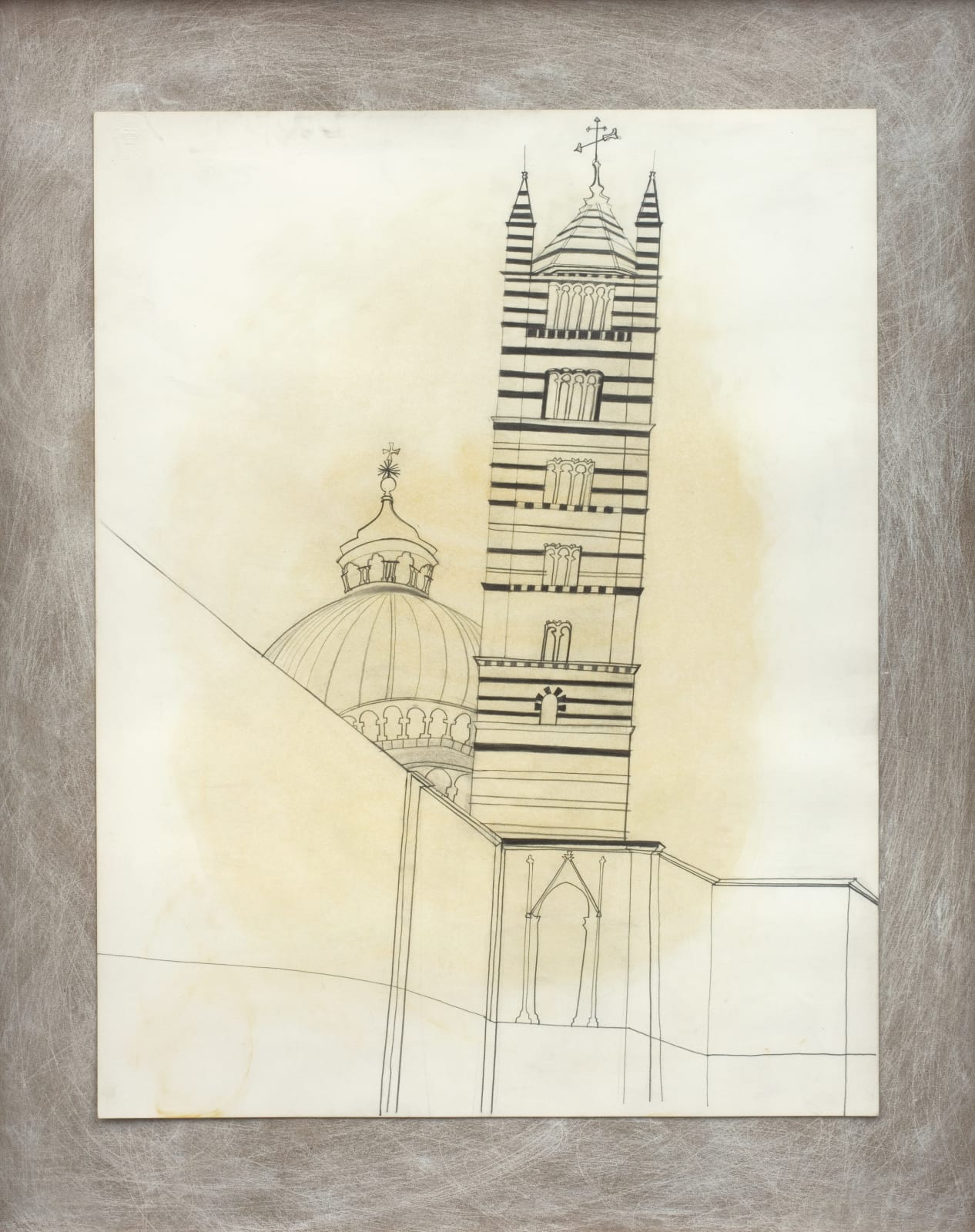 Ben Nicholson, May 1957 (Siena campanile), 1957