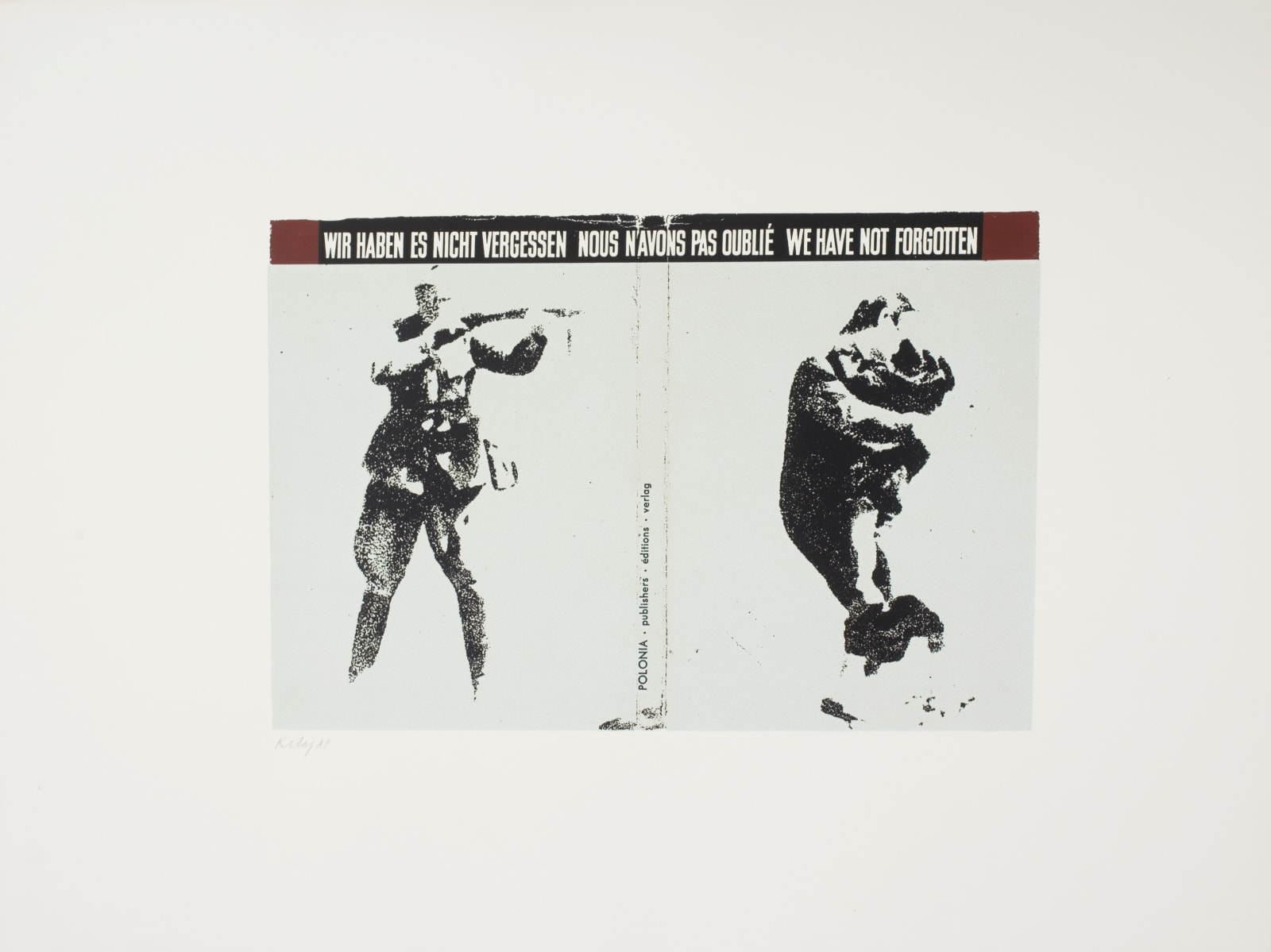 R. B. Kitaj, Wir haben es nicht vergessen - Nous n'avons pas oublié - We have not forgotten (In Our Time), 1969-70