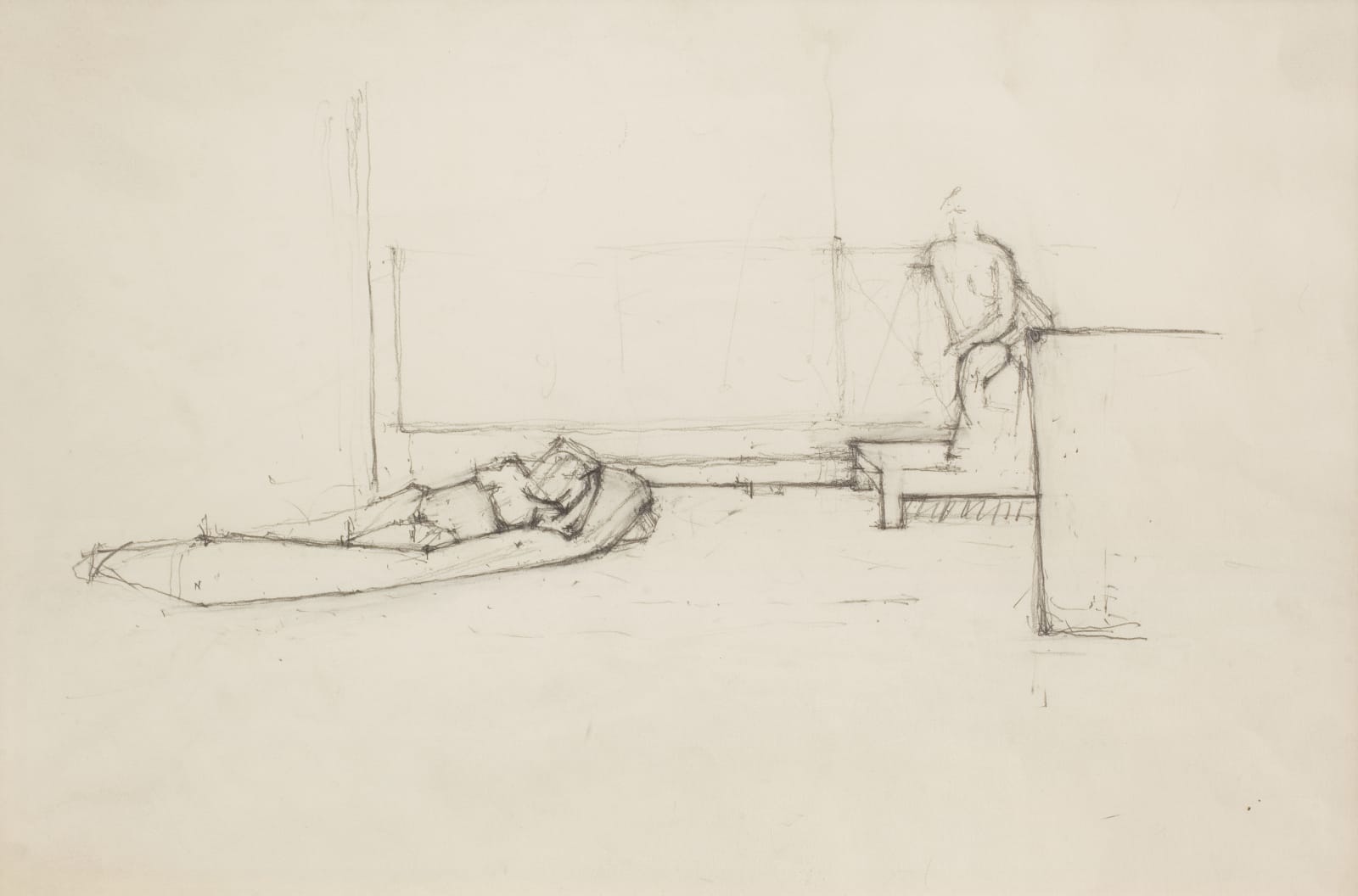 Euan Uglow, Room with Seated and Reclining Figures