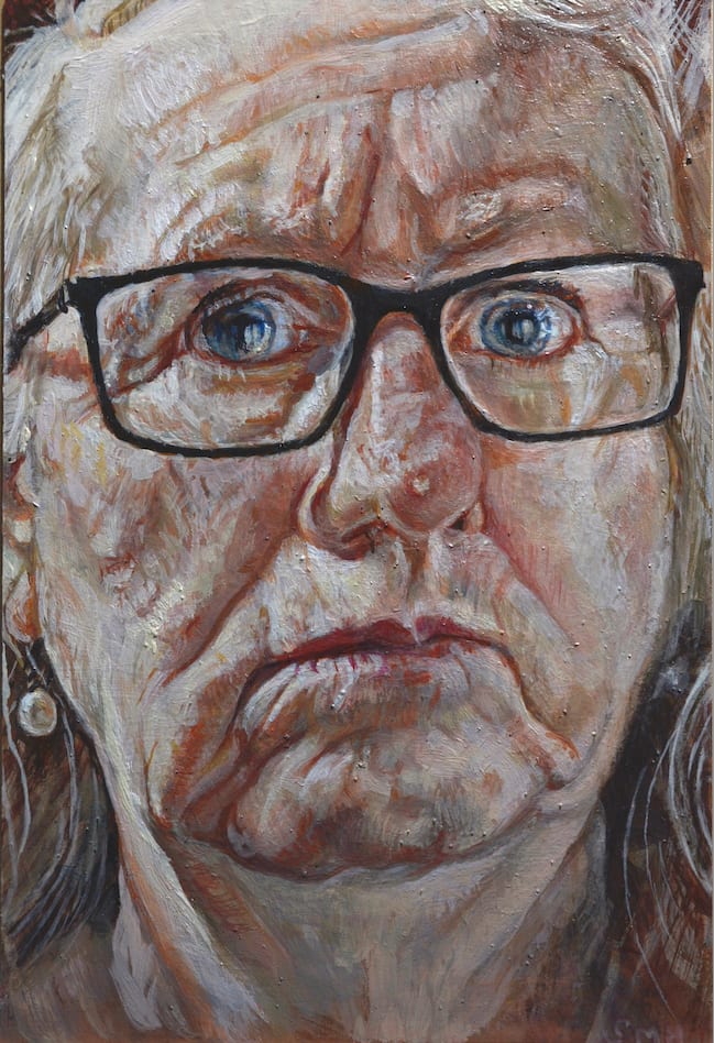 Sarah Harding, Self portrait age 64, 2023
