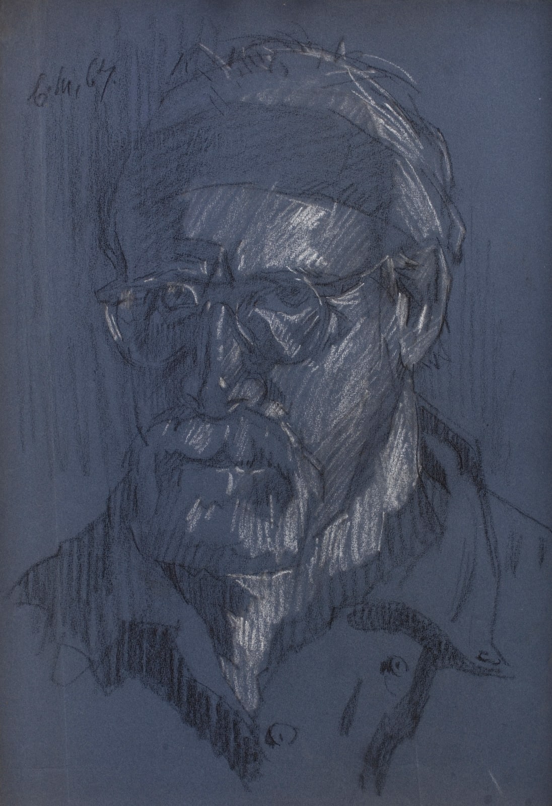 Cyril Mann, Self Portrait, 1967
