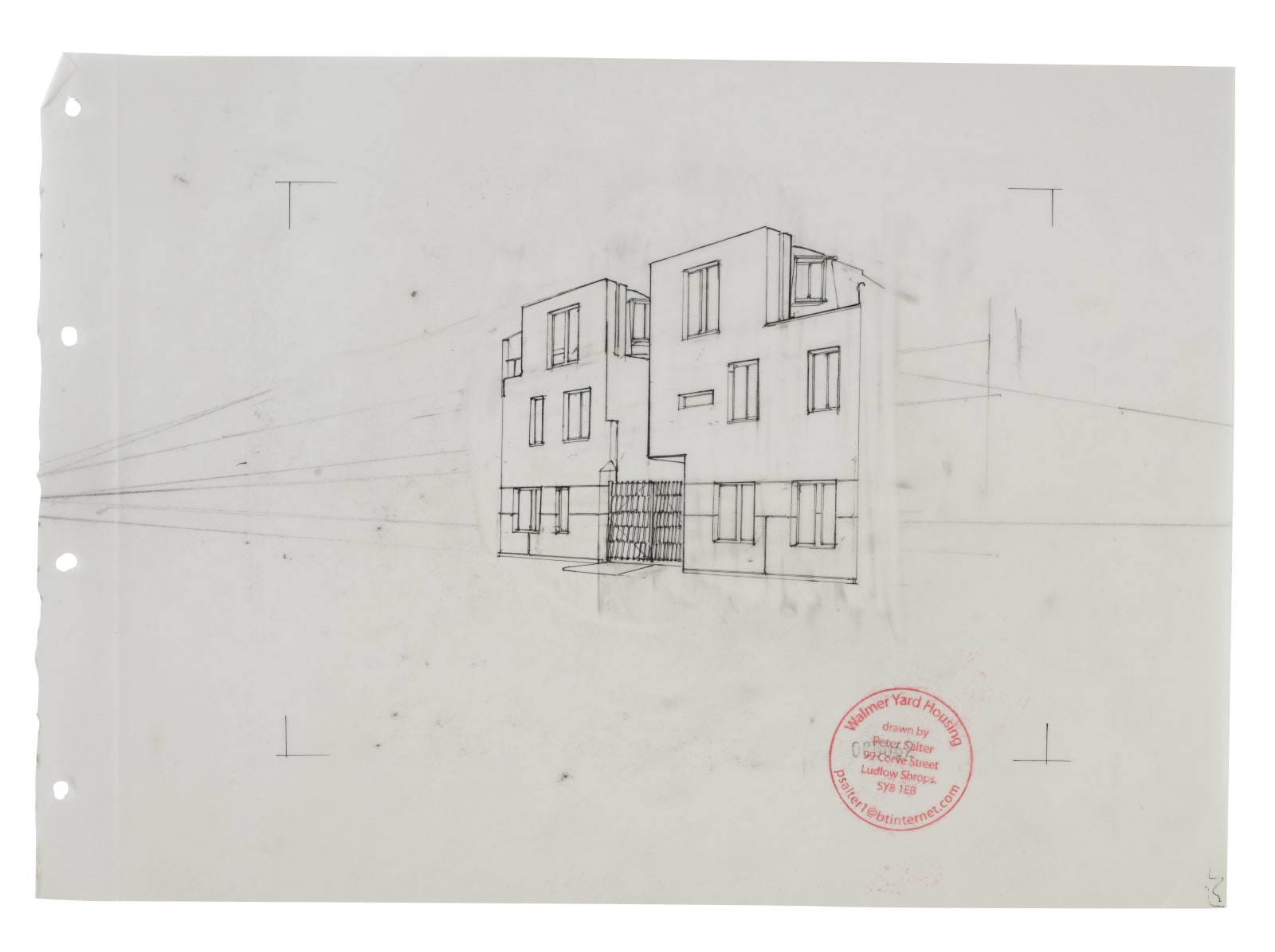 Peter Salter, Perspective of Walmer Road elevation, 2006