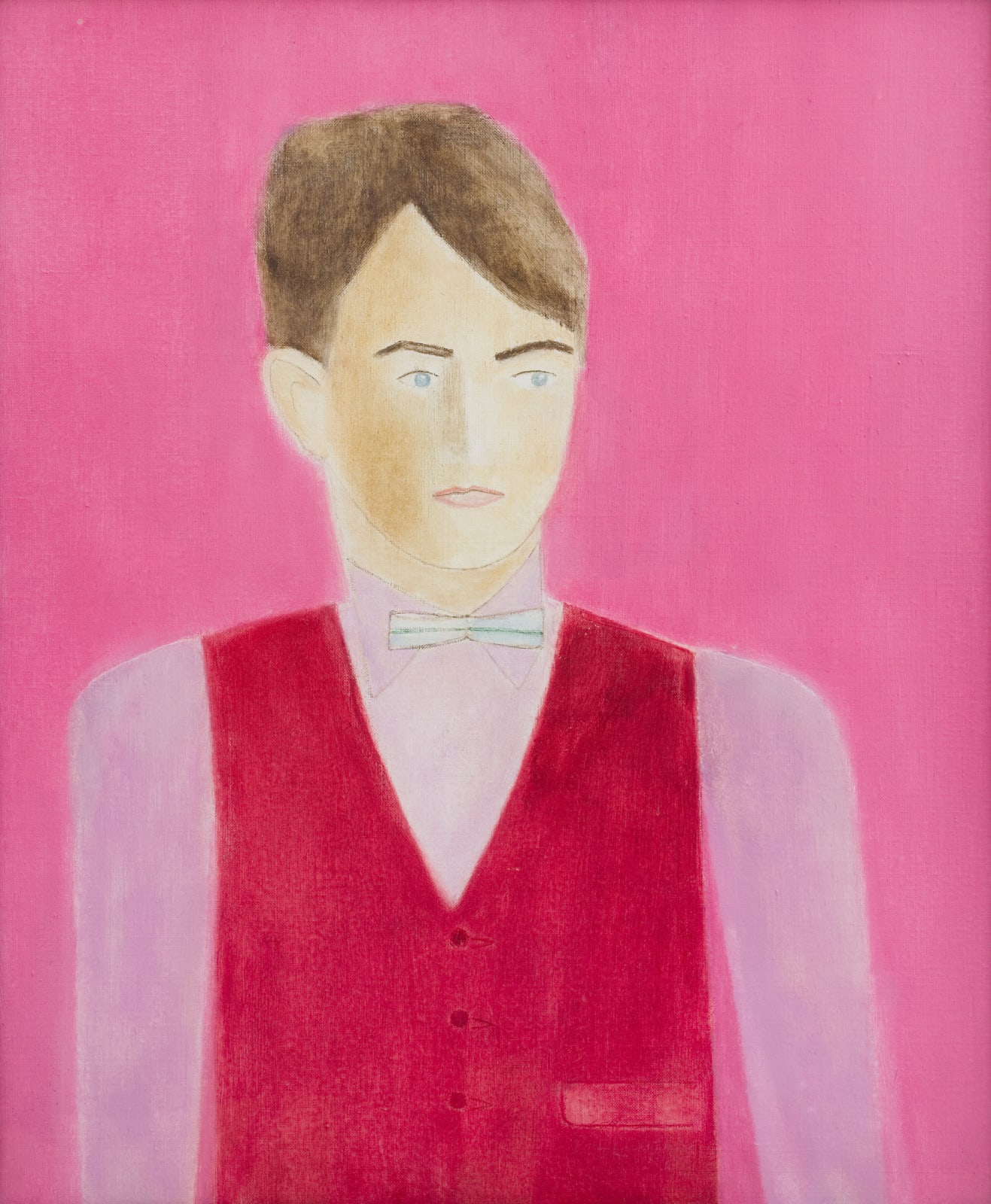 Craigie Aitchison, Portrait of Simon de Wrongal, 1984