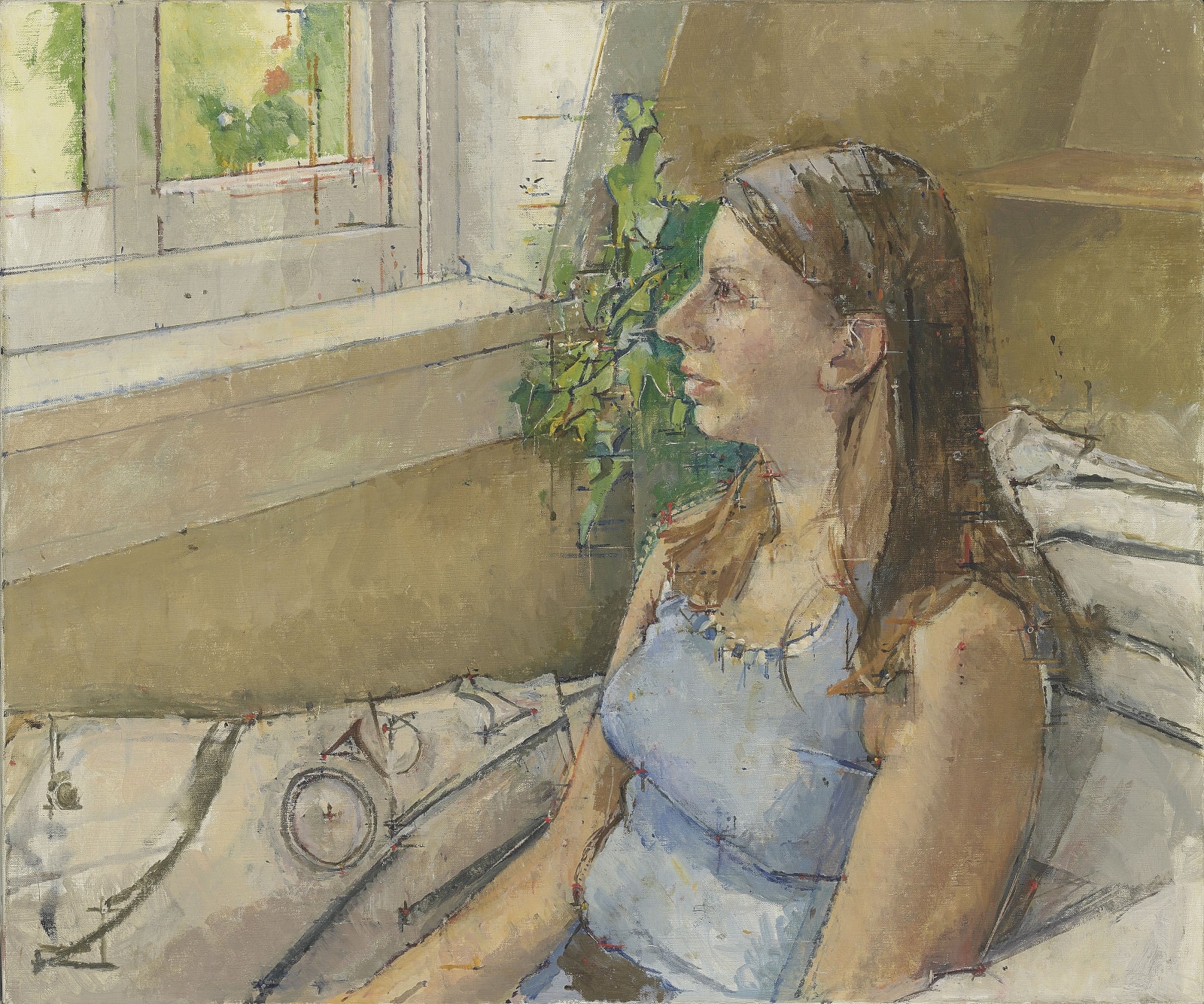 William Coldstream, Girl at a Window, 1976
