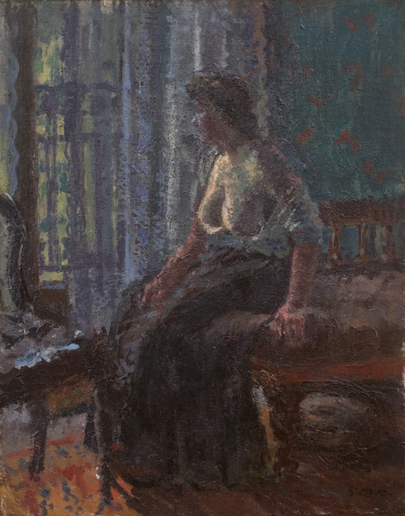Walter Sickert, Woman Seated at a Window, 1908-9, c.
