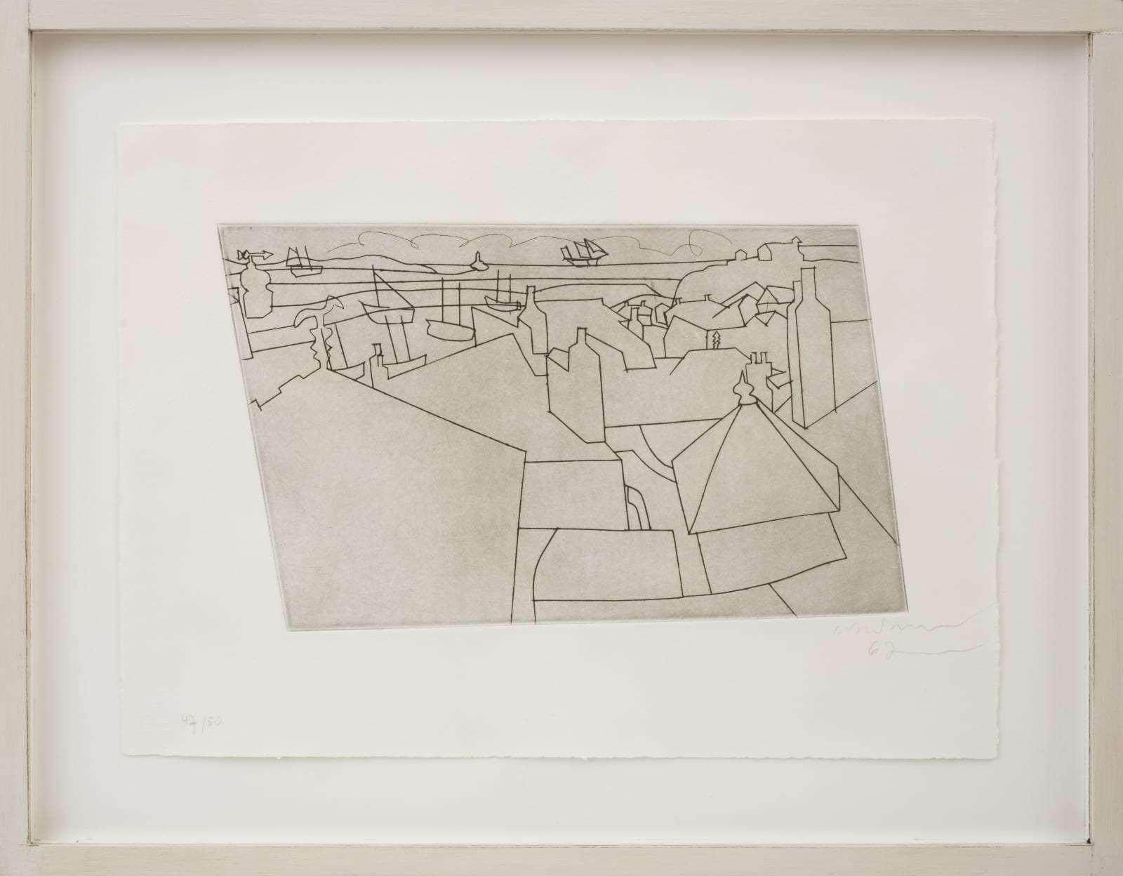 Ben Nicholson, St Ives from Trezion, 1967