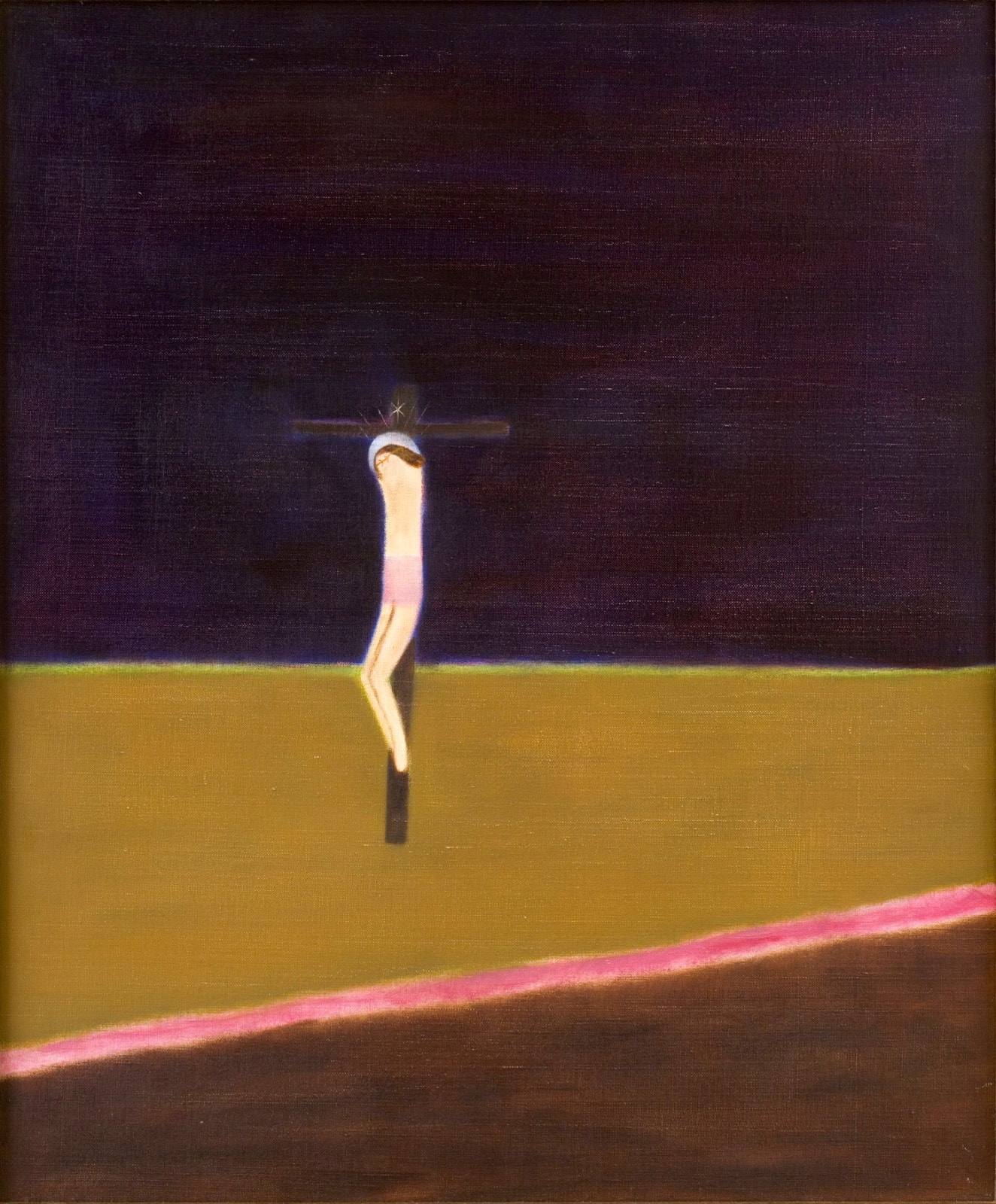 Craigie Aitchison, Crucifixion, 1971-73