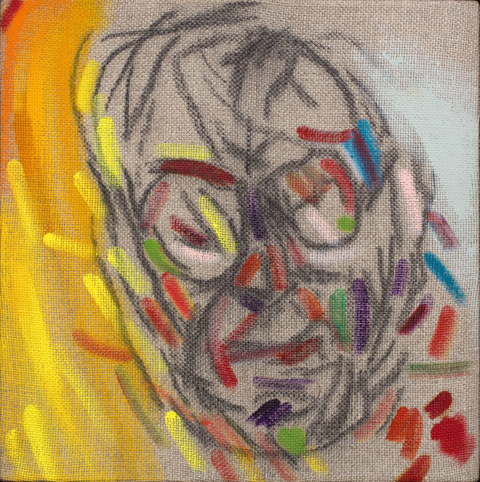 R. B. Kitaj, Tzara After Giacometti, 2007