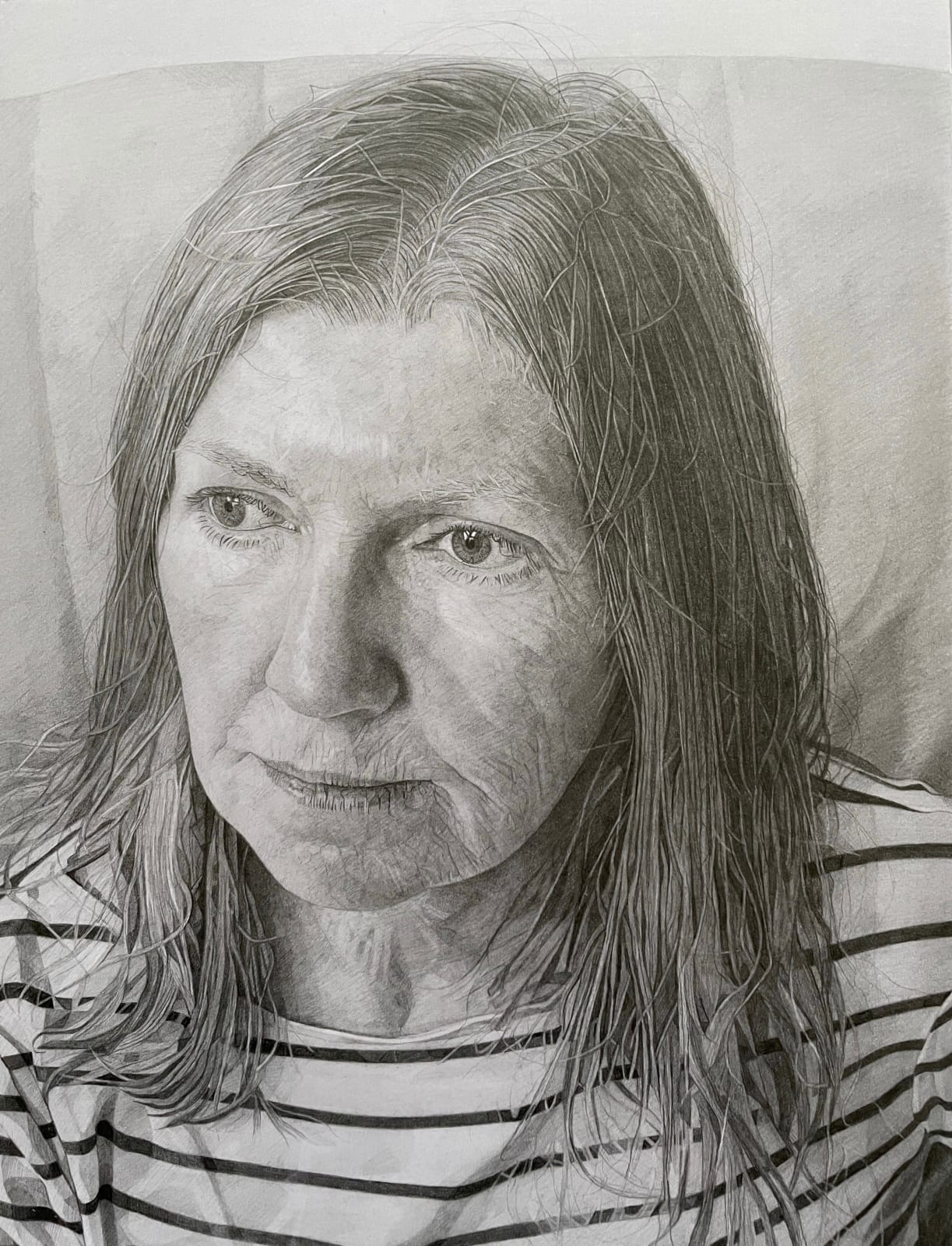 Shona Chew, Self Portrait Drawing, 2021