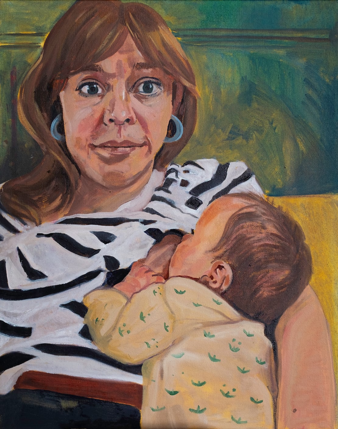 Jane Brodie, First Portrait with Neve, 2025
