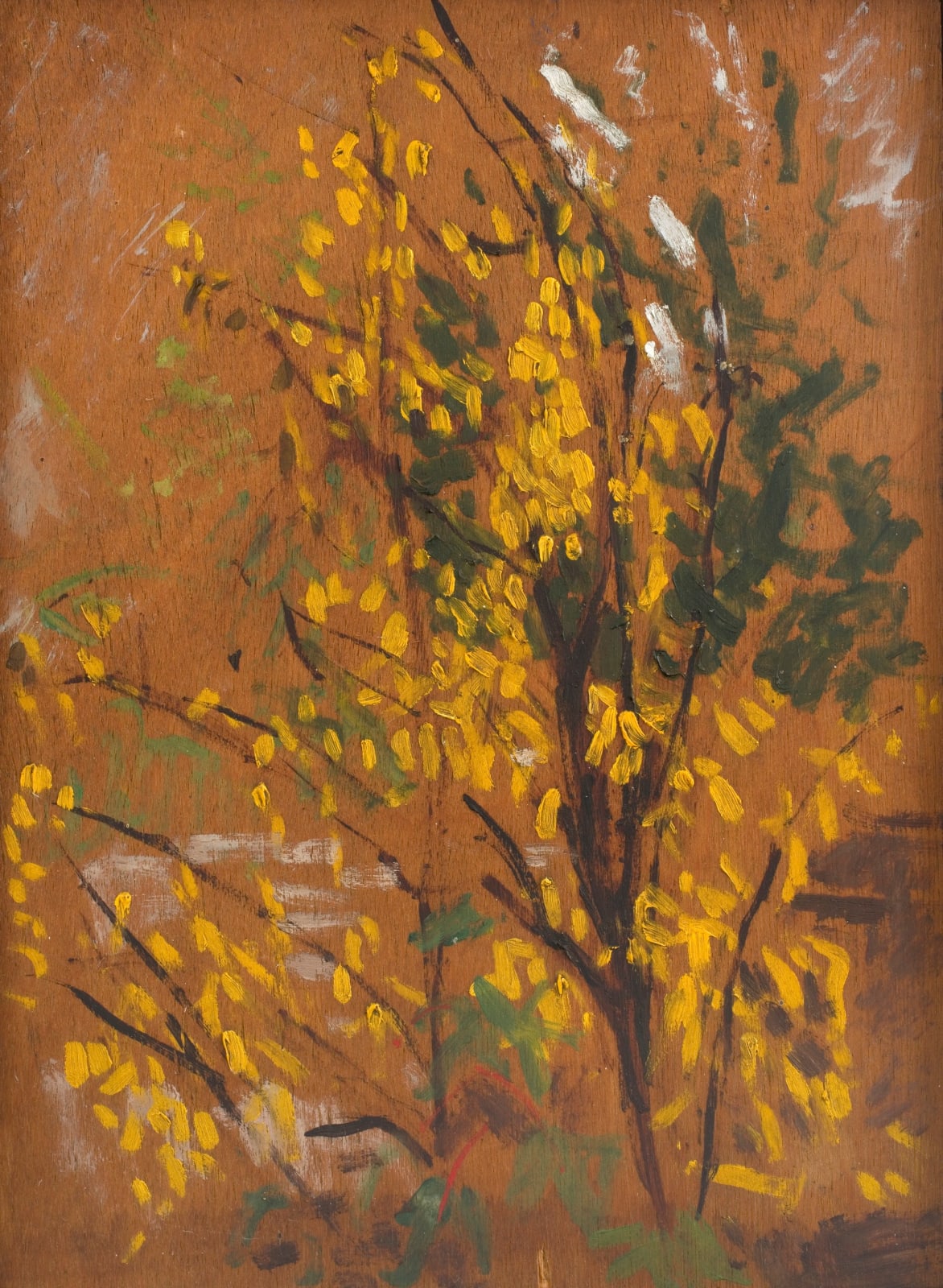 Jean Cooke, Tree with Yellow Leaves, 1975-85, c.