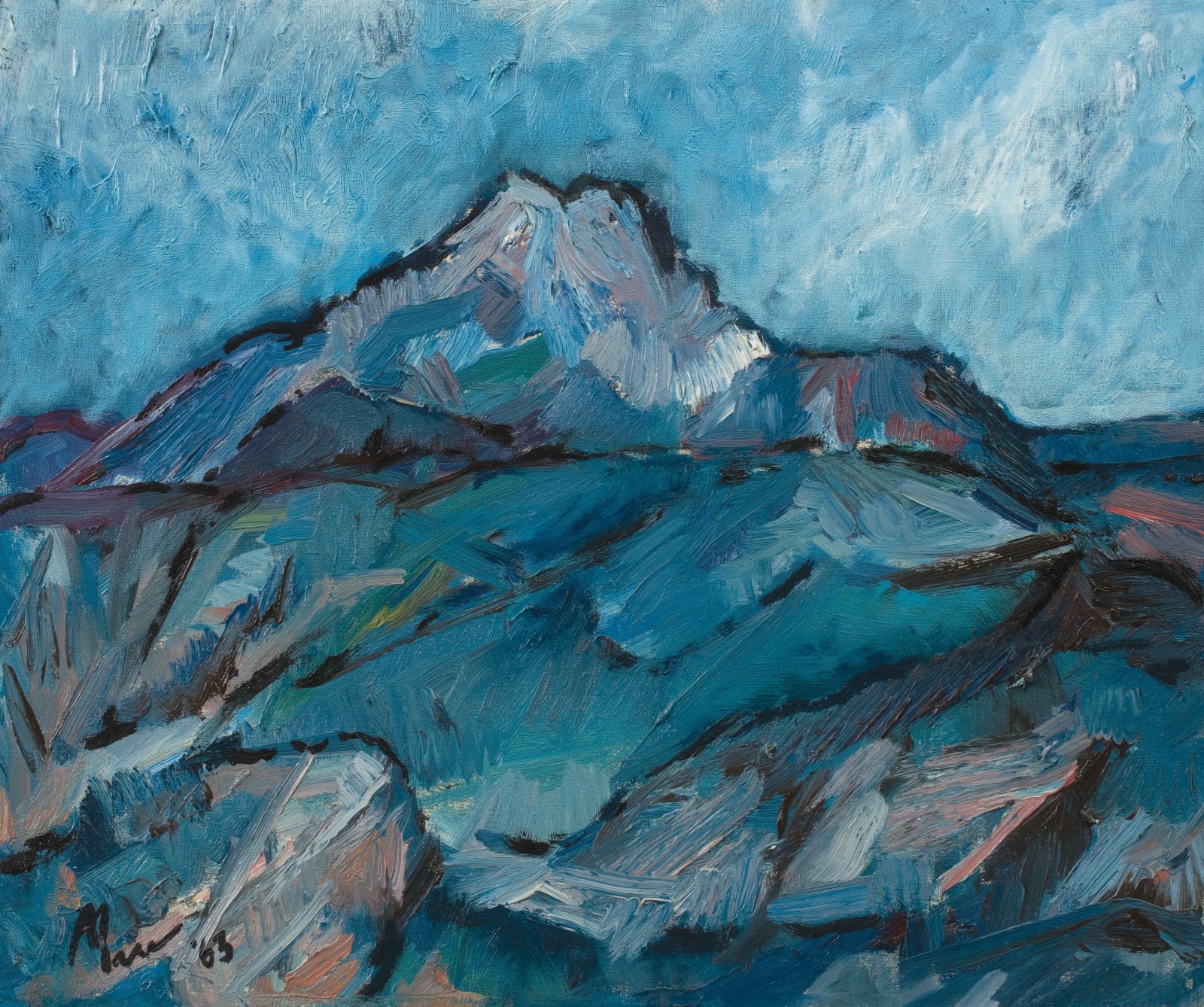 Leslie Marr, Mont St Victoire (II), 1963