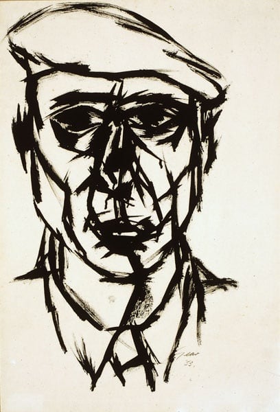 William Gear, Self-Portrait, 1953