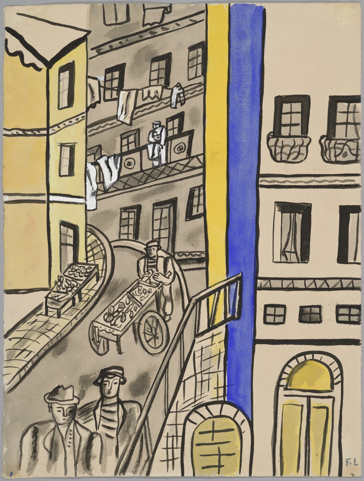 Fernand Léger, La Rue, 1950-55, c.