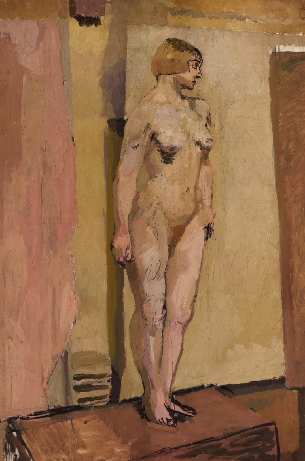 Barnett Freedman, Standing Nude, 1925