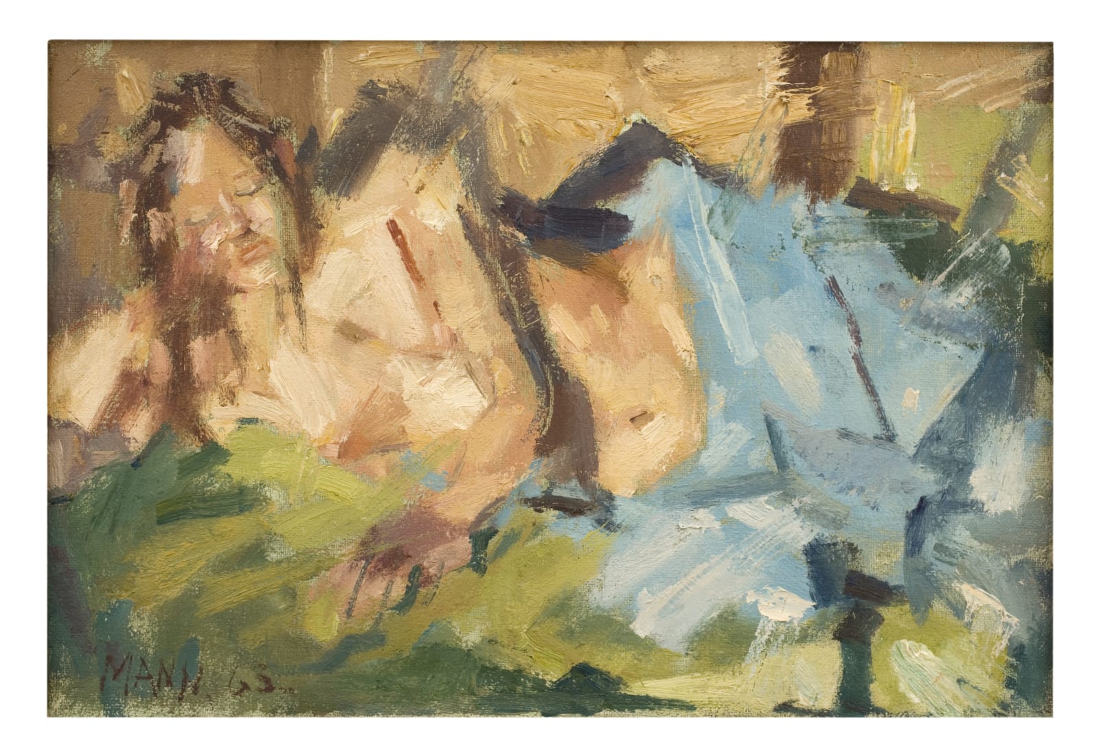 Cyril Mann, Reclining Nude II, 1963
