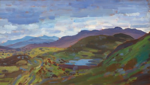 Augustus John, Welsh Mountains, c.1911-12