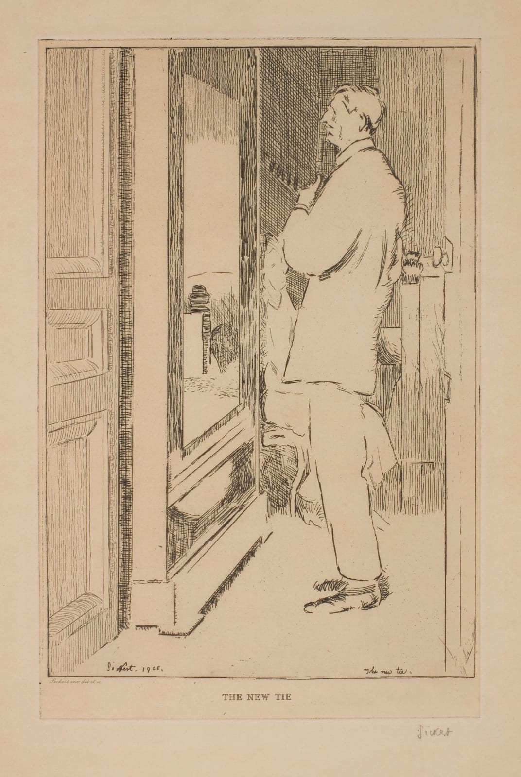 Walter Sickert, The New Tie, 1922