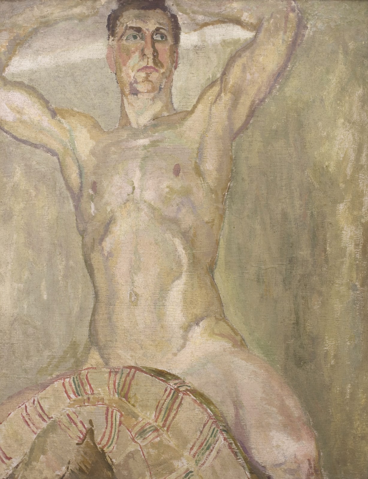 Duncan Grant, Seated Male Nude, 1912, c.