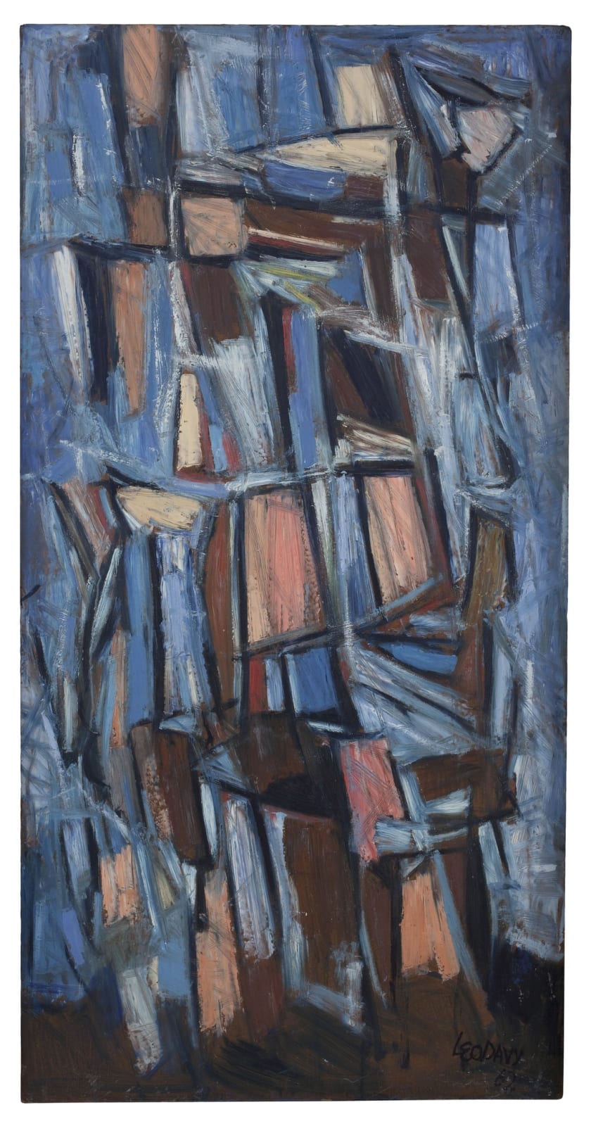 Leo Davy, Standing Figures Deconstructed, 1962