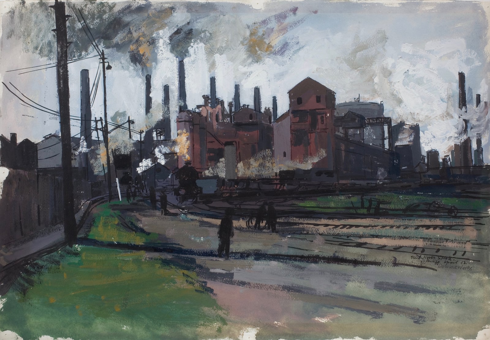 Peter Coker, Dowlais Steel Works, Cardiff, 1952