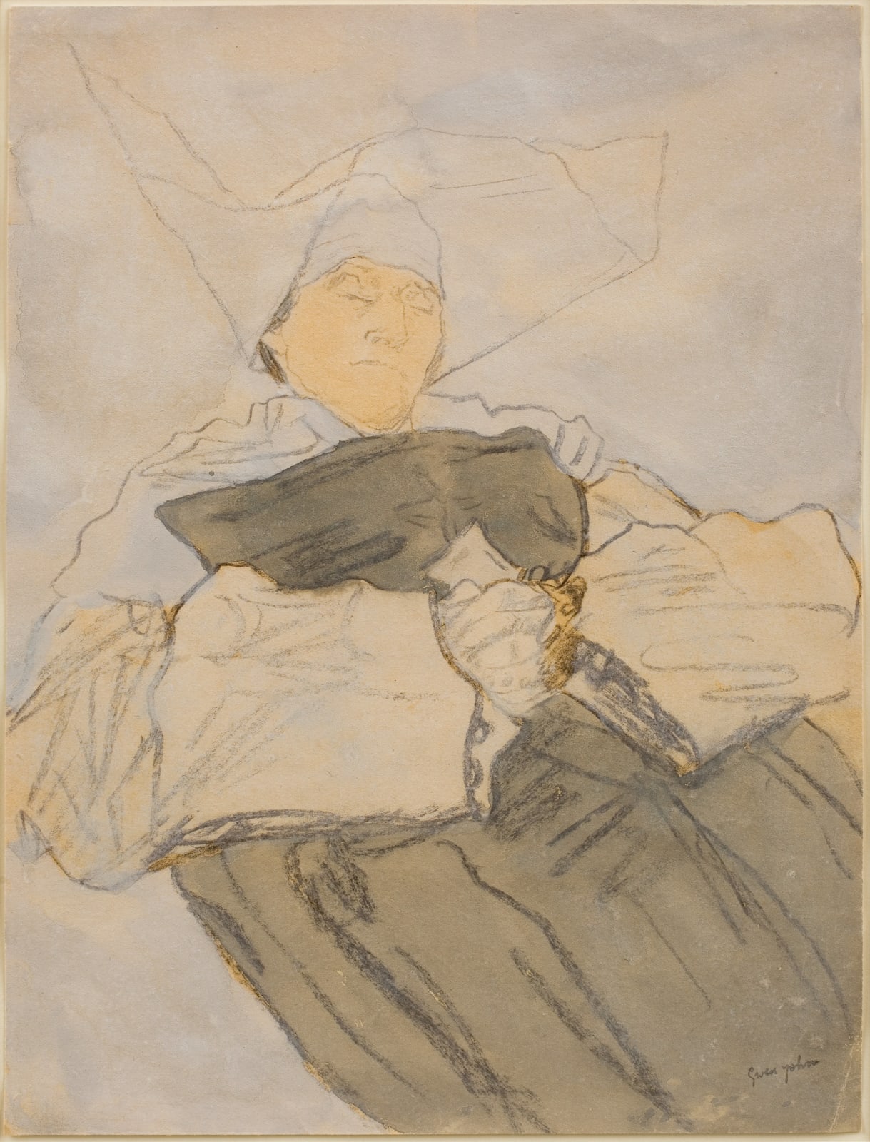 Gwen John, Sleeping Nun, 1916-18 c.