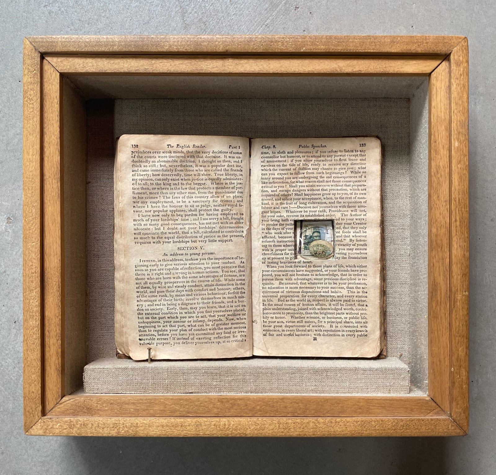 Dana Newmann, Book Collage, Aesop Revisited, 1985-2014