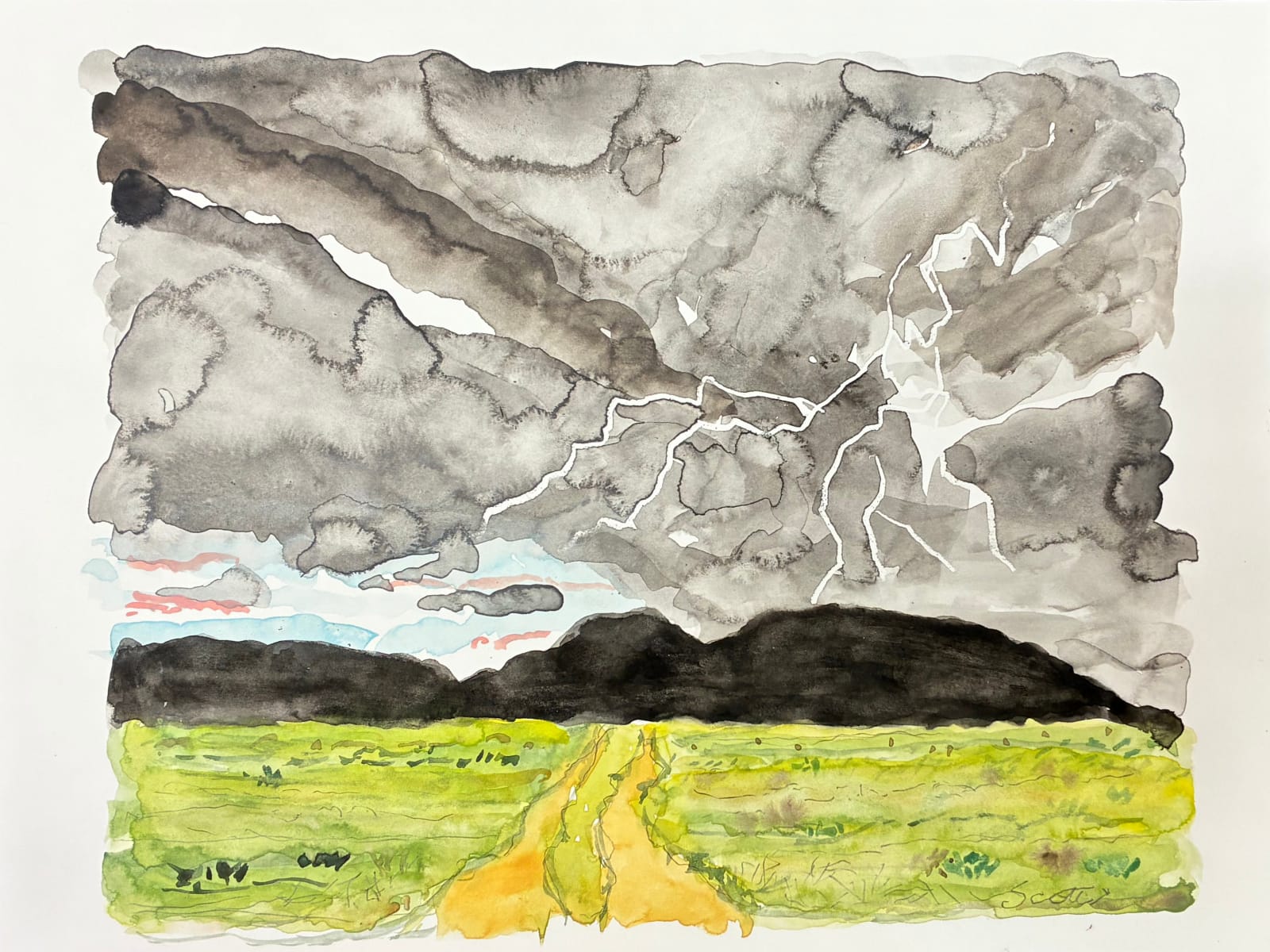 Sam Scott, The Incoming Storm II, 2024