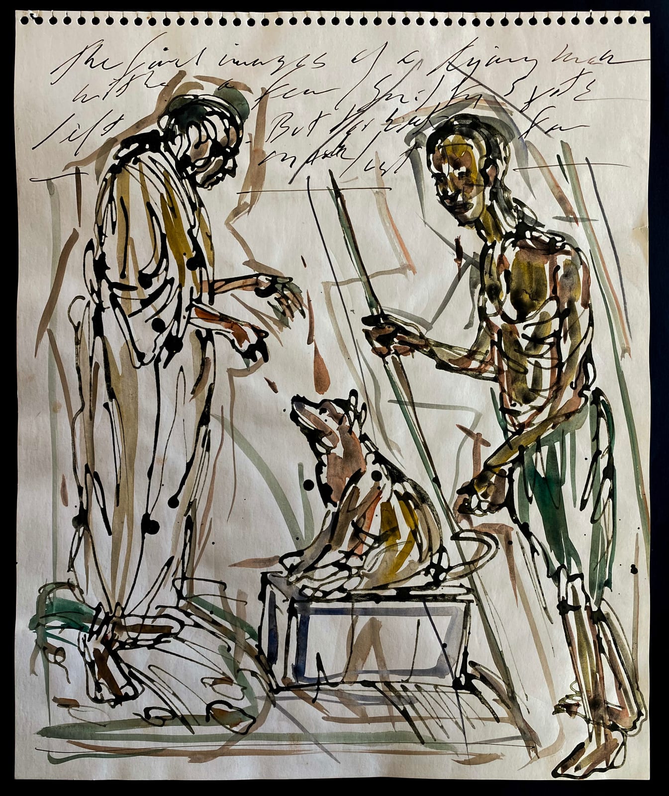 John Connell, Dog on Box, Etc., late 1980s