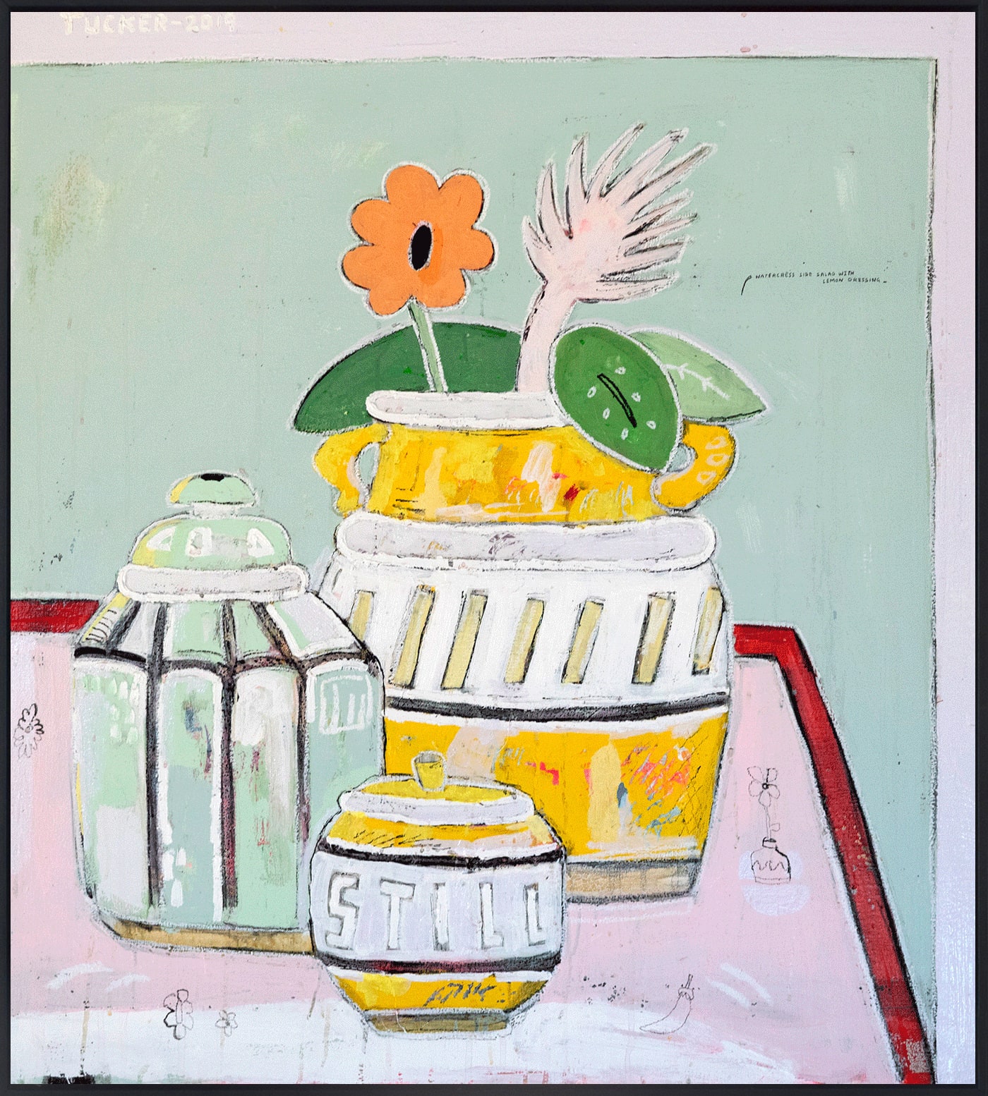 Rob Tucker, Watercress side salad with lemon dressing, 2019