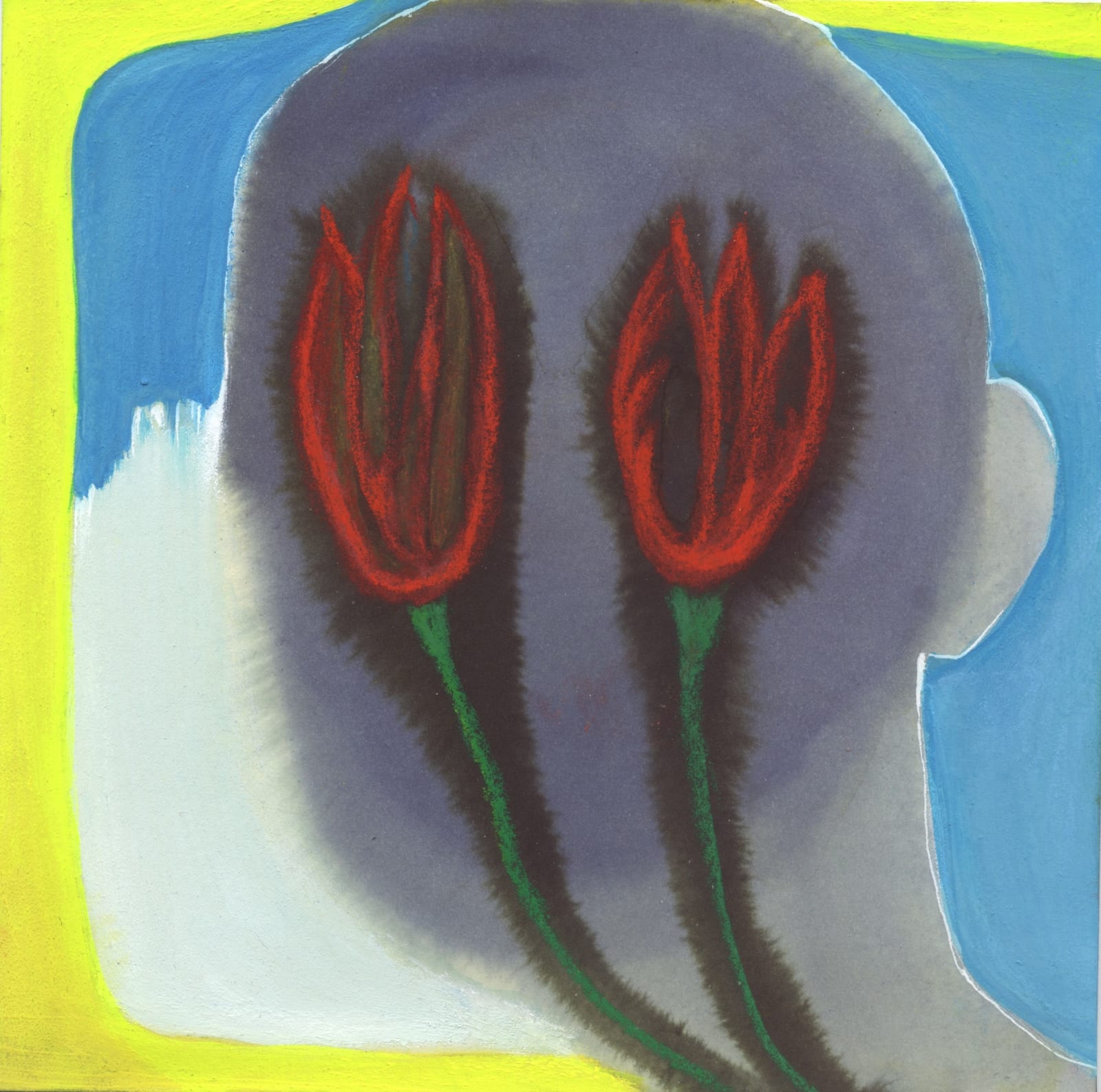 Jamie Romanet, Two Tulips, 2021