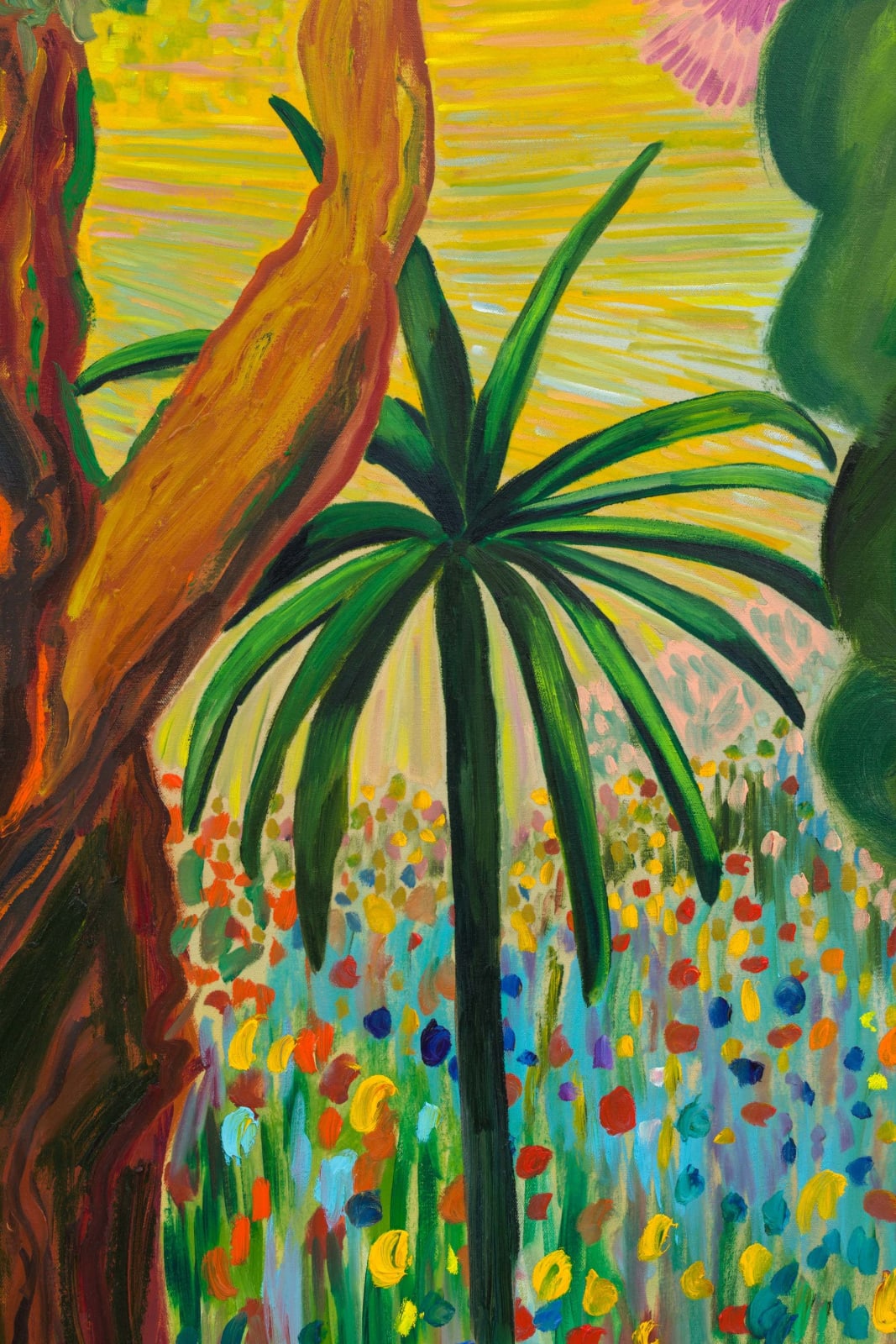 Shara Hughes, Growing Pains, 2022