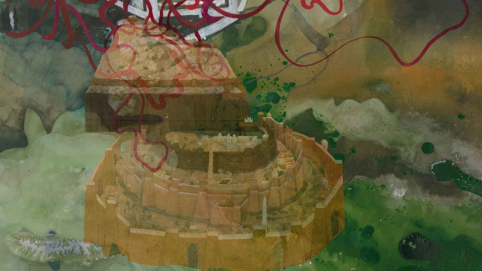 Shahzia Sikander, The Last Post, 2010