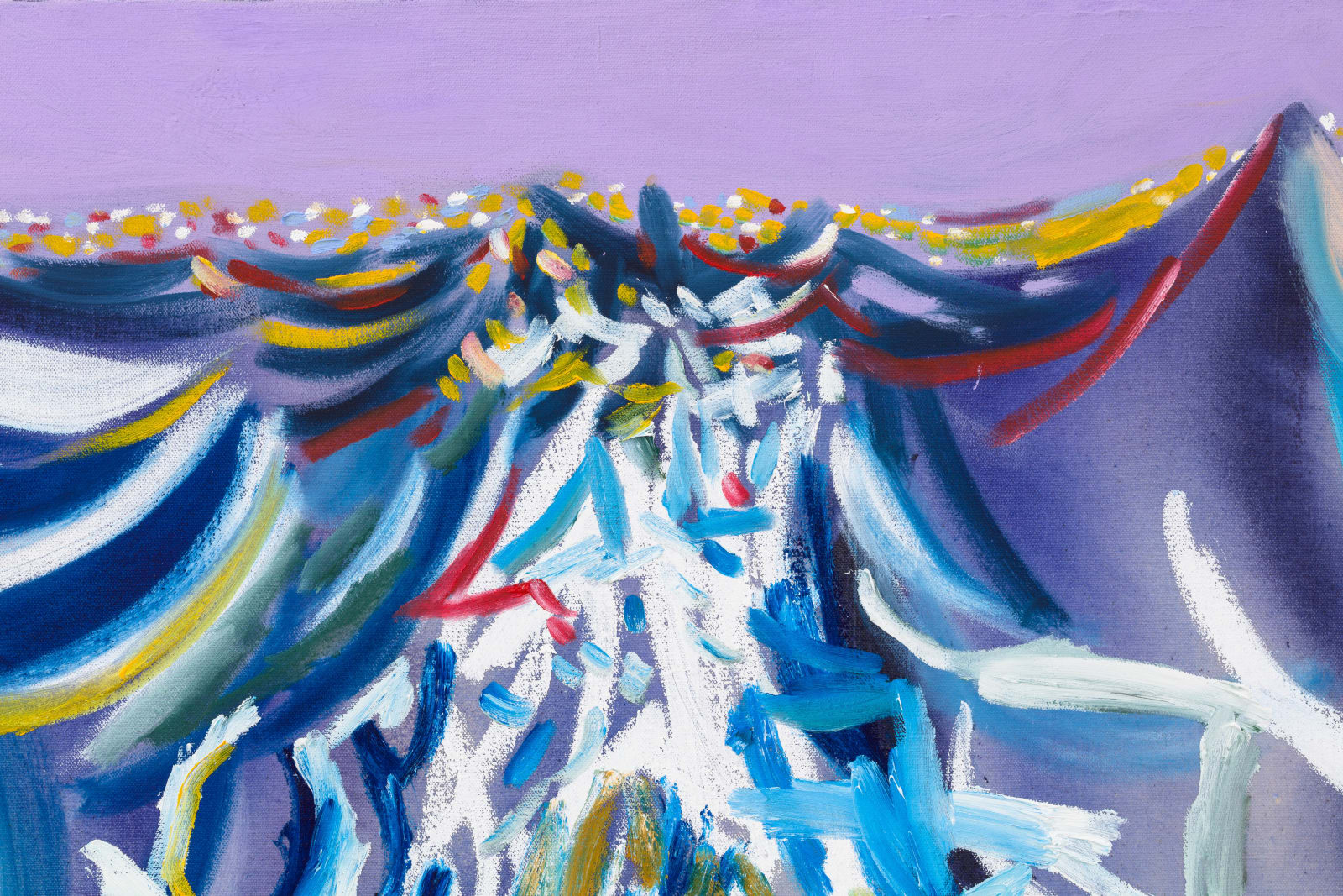 Shara Hughes, Some Seas Just Don't Mix, 2023