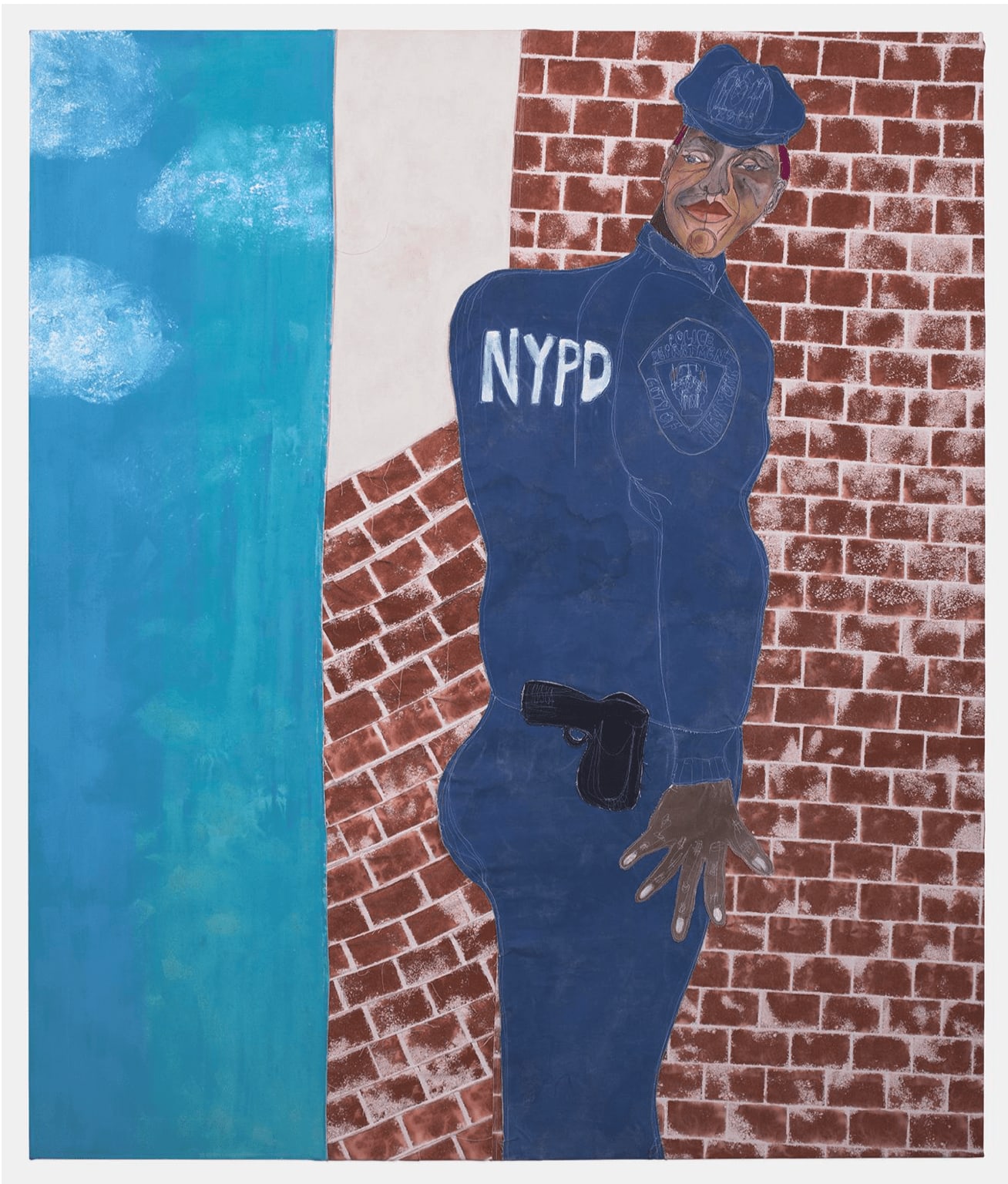 Tschabalala Self, NYPD, 2019