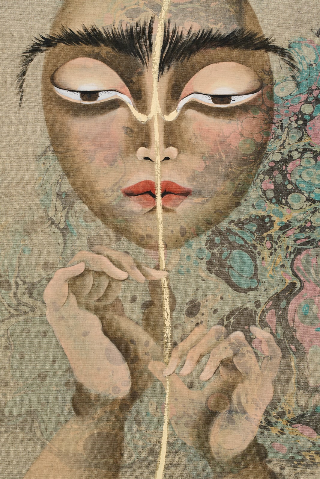 Hayv Kahraman, Look Me in the Eyes, No. 5, 2023