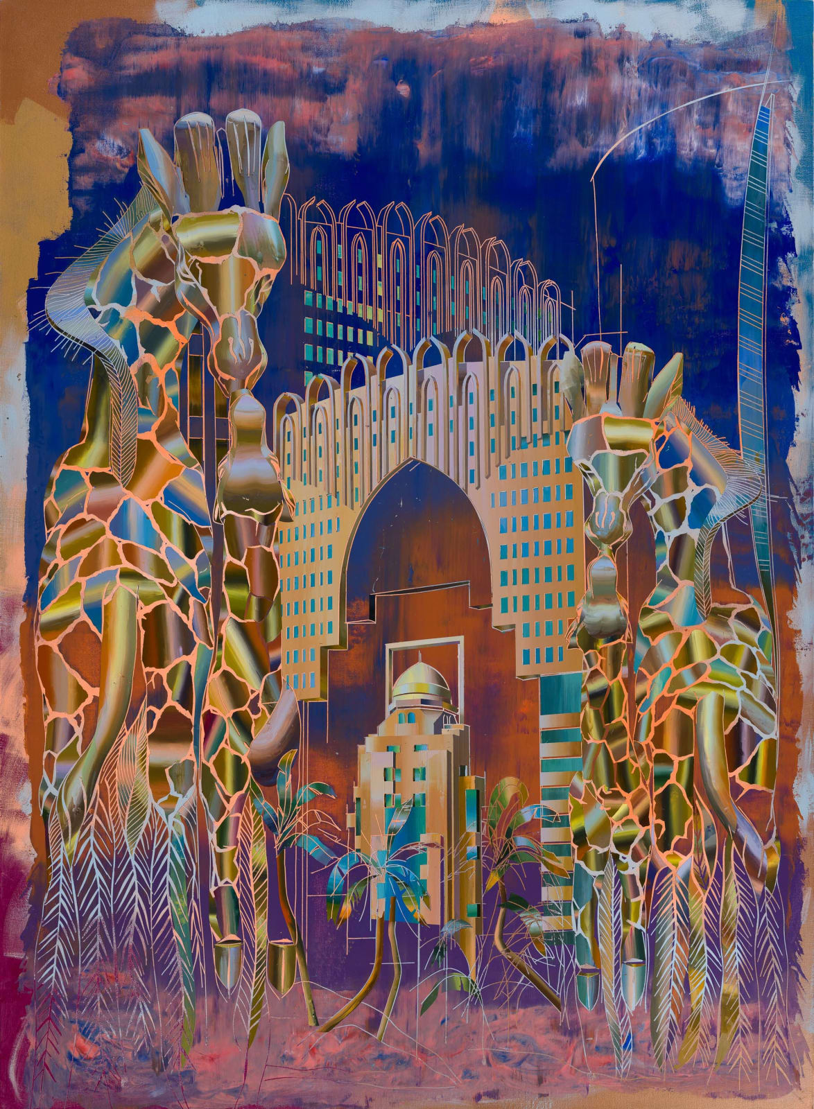Cui Jie, Ceramic Giraffe and The Ministry of Education and Higher Education, Qatar, 2023