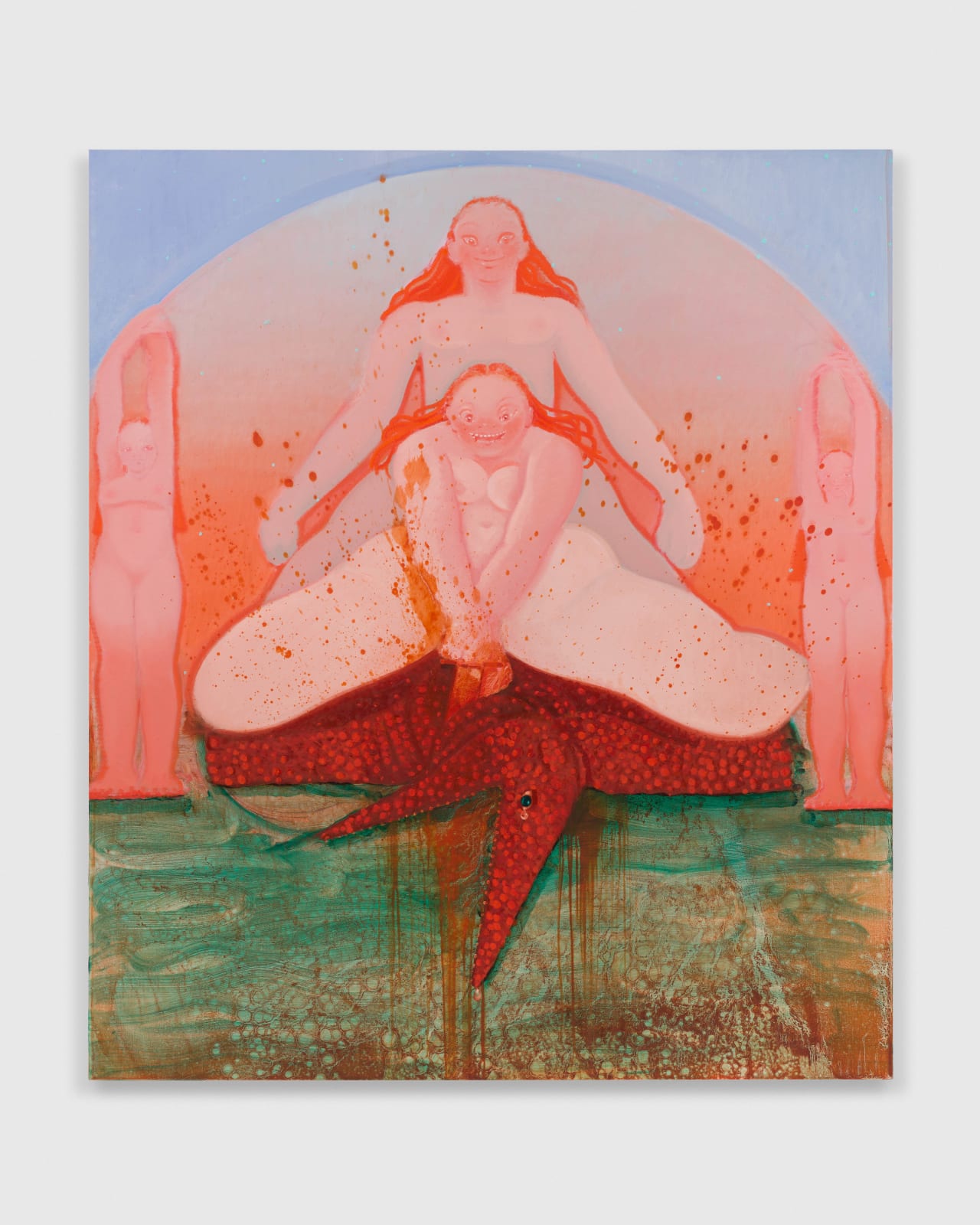 Sofia Mitsola, Crocodilian Tears (O.H Golden Red Baroque), 2021