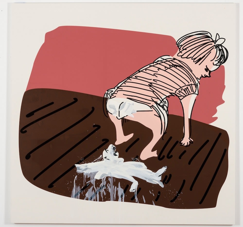 Tala Madani, Mirror Stage, 2013