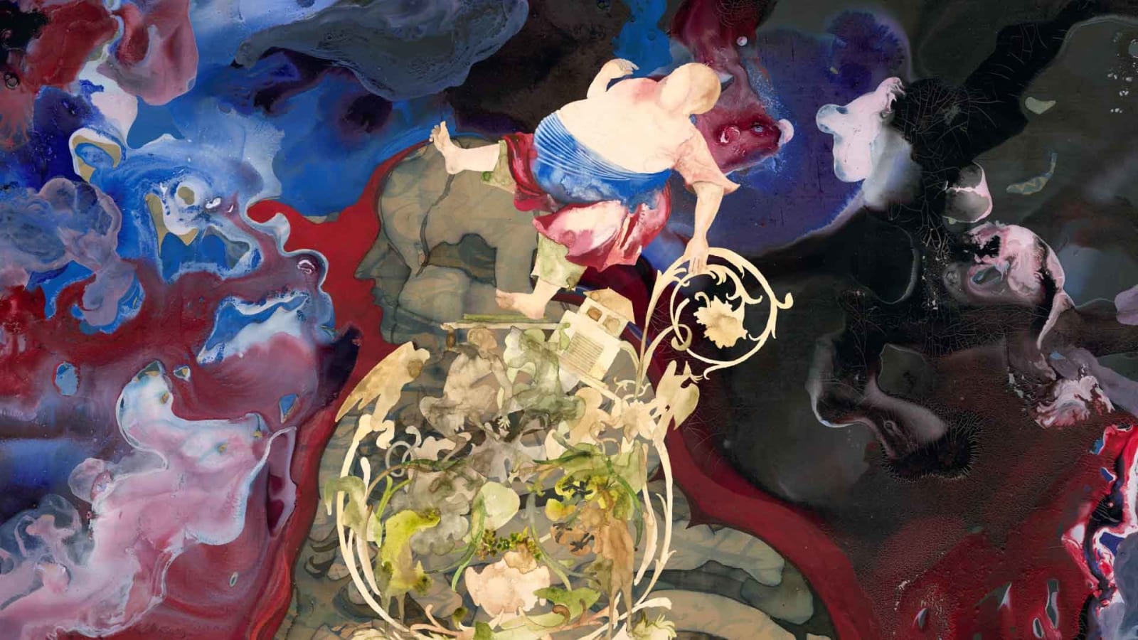 Shahzia Sikander, The Last Post, 2010