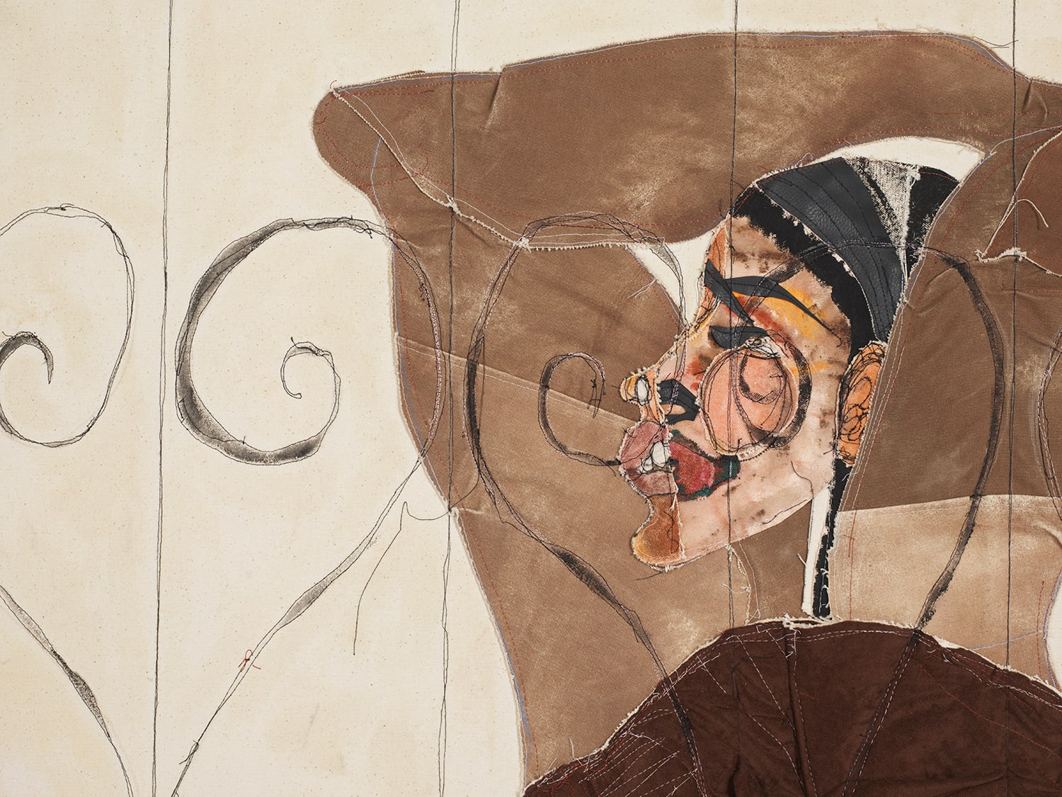Tschabalala Self, Window, 2019