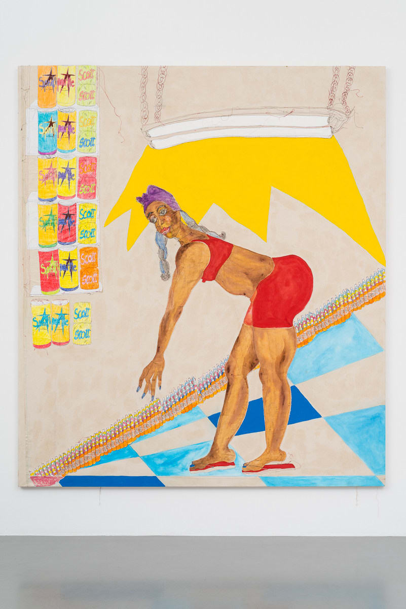 Tschabalala Self, Pop, 2017