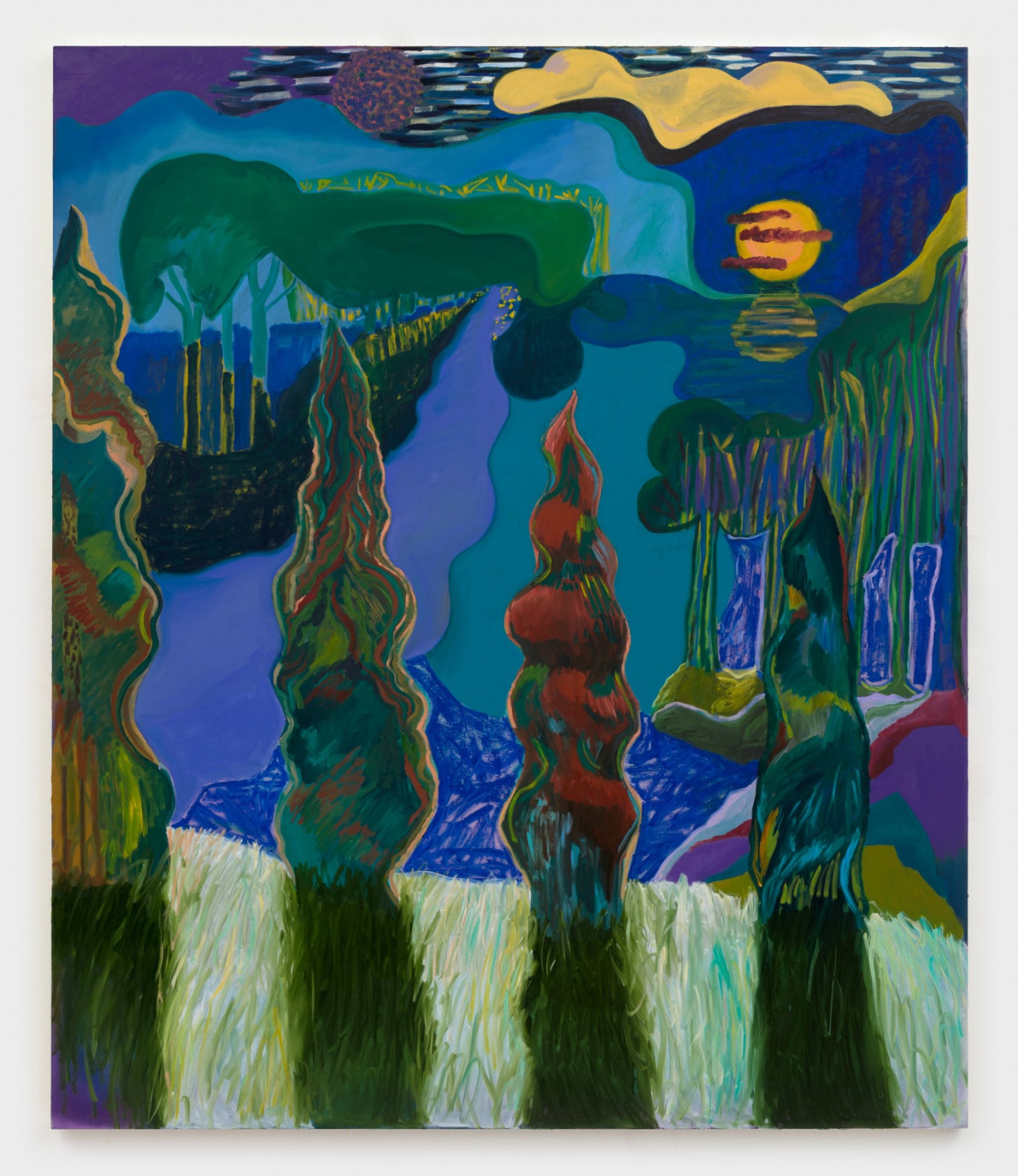 Shara Hughes, A Story About The Dark, 2019