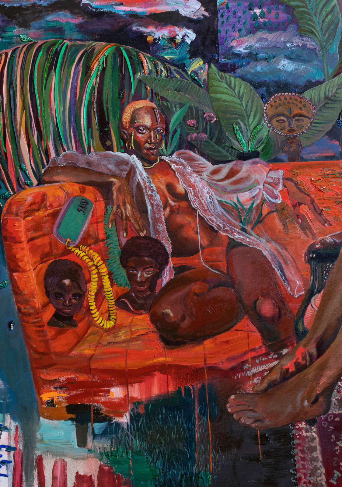 Gisela McDaniel, Complex Faces, 2020
