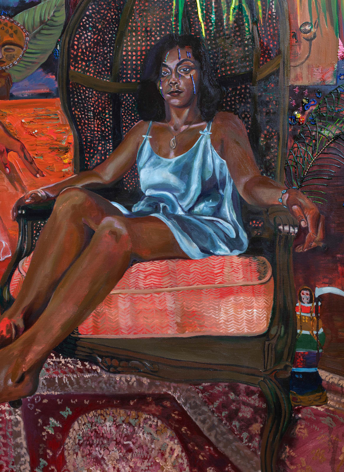 Gisela McDaniel, Complex Faces, 2020